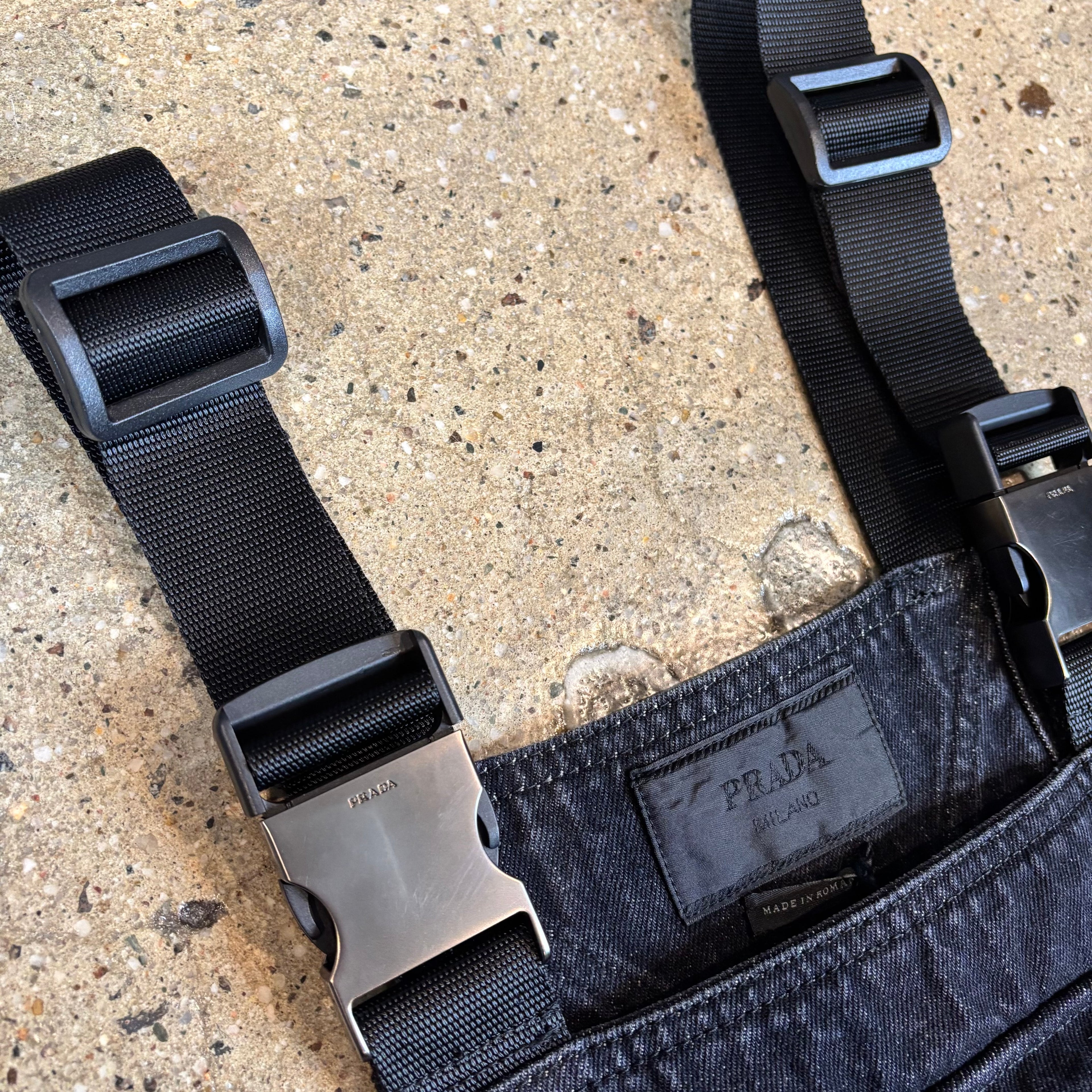 Prada Raf Simons Denim Overalls