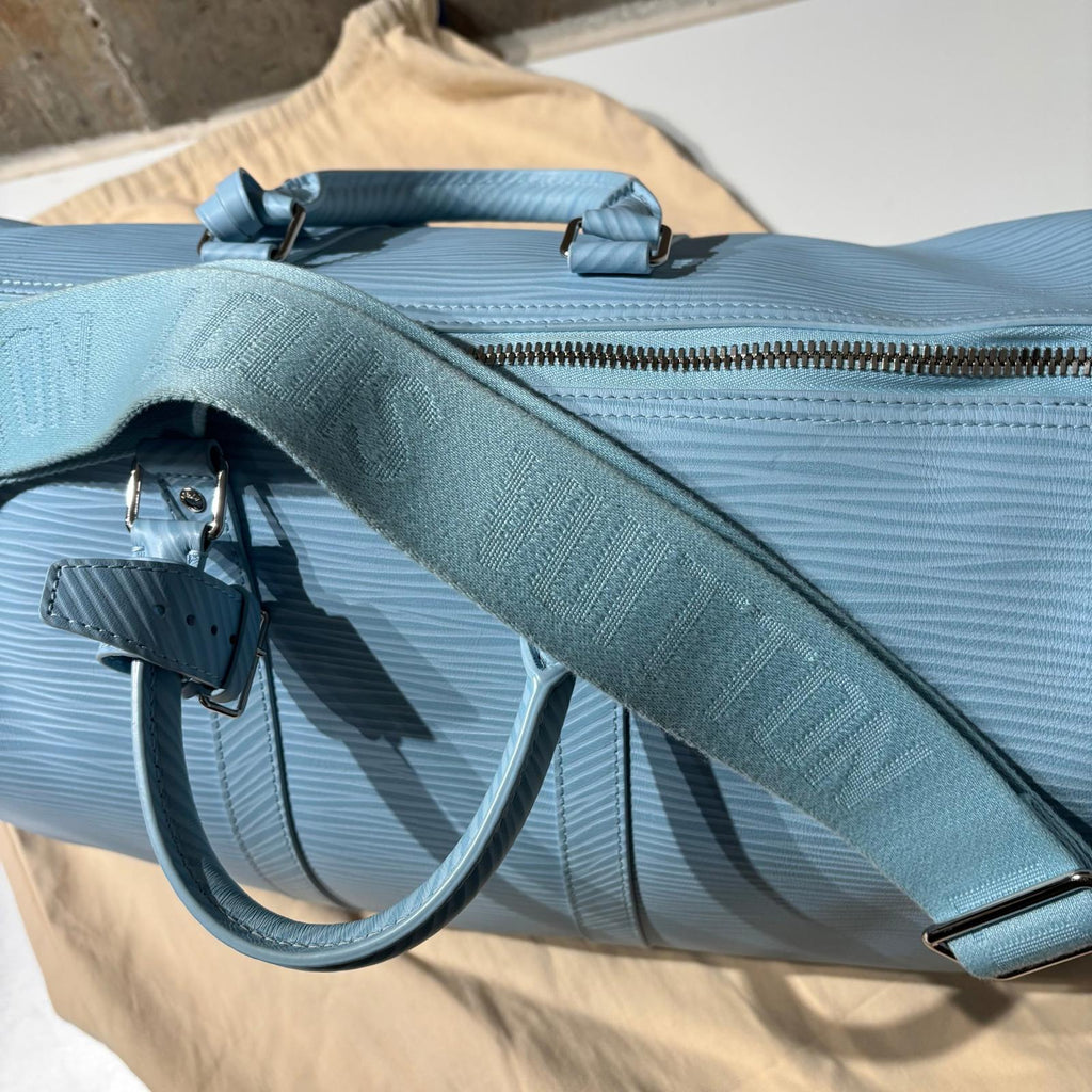 Louis Vuitton X Tyler the Creator Keepall Bandouliere 50 LightBlue