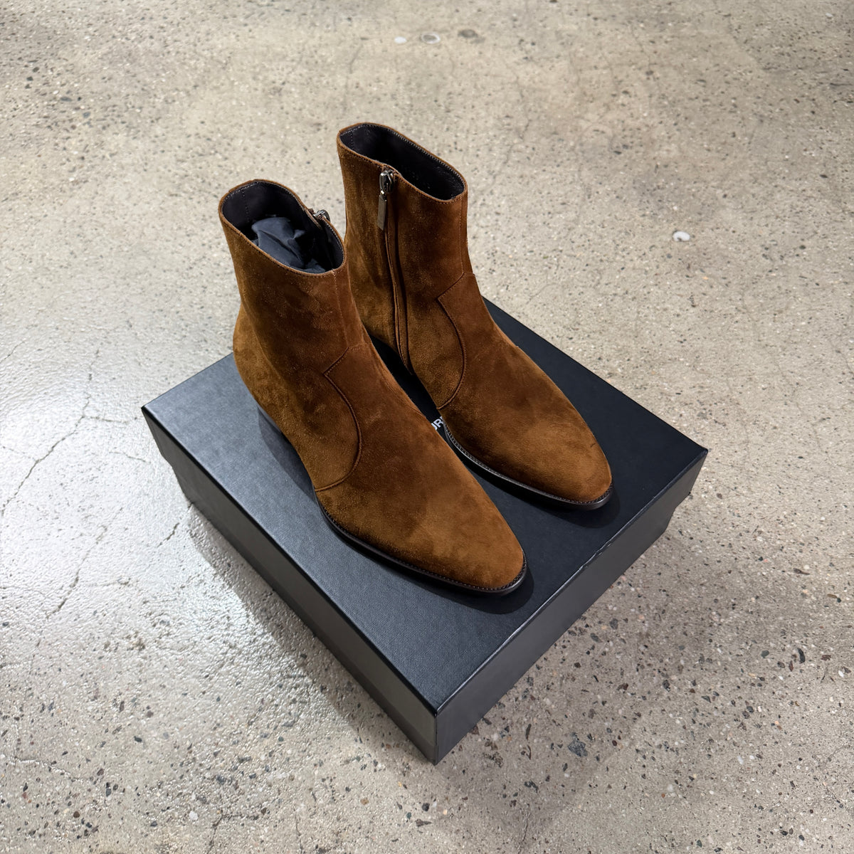 Saint Laurent Wyatt 40 Zip Boots