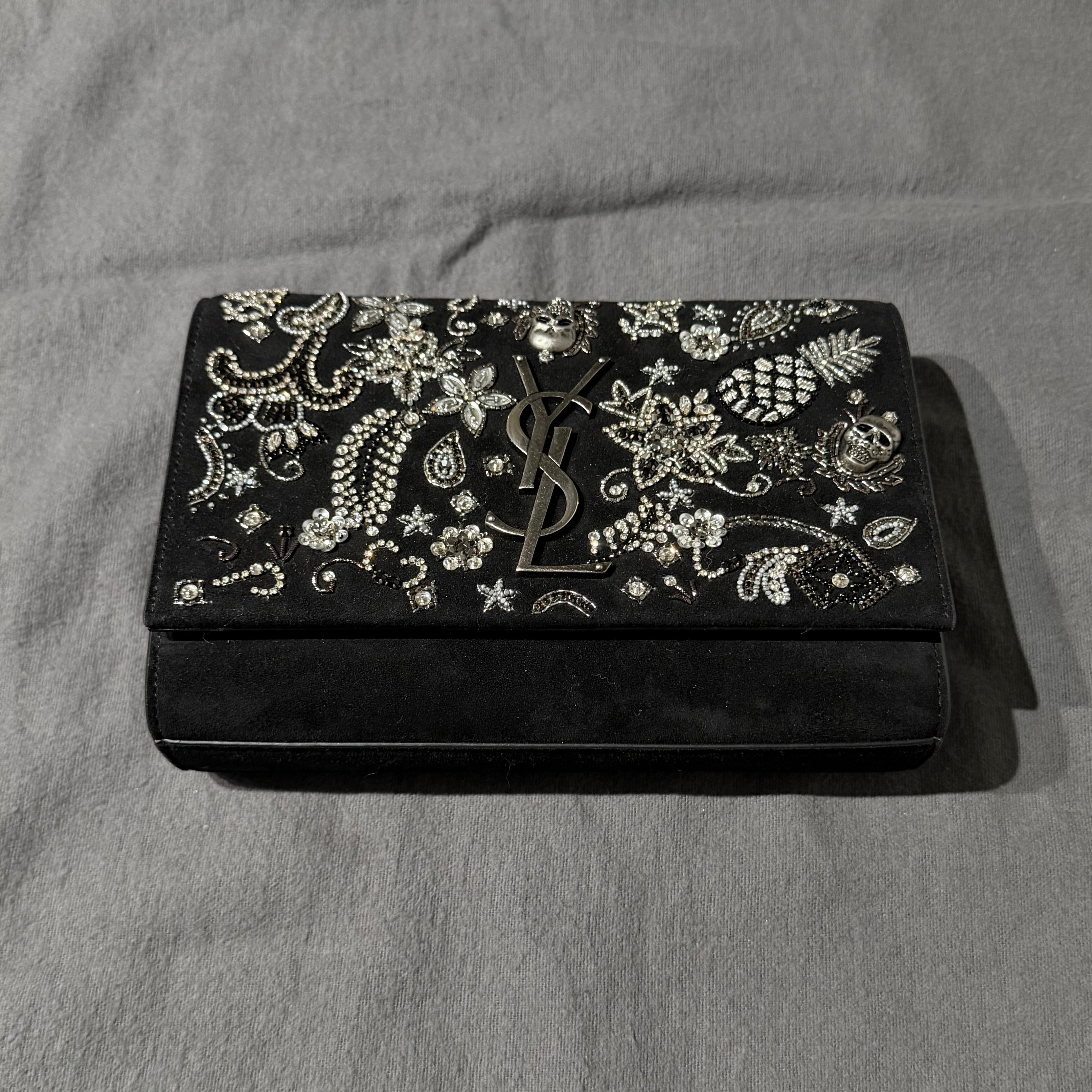 Saint Laurent Embellished Kate Purse
