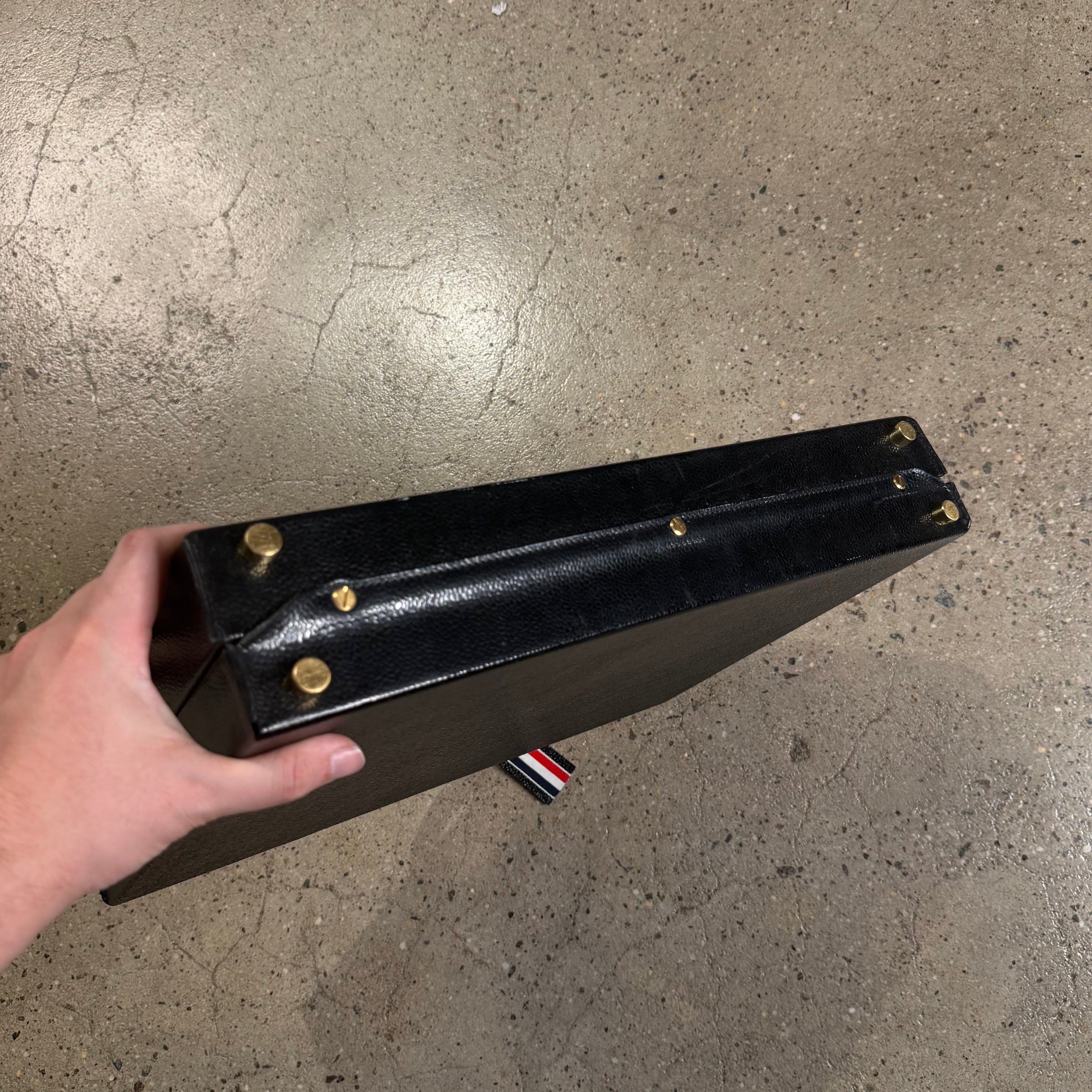 Thom Browne Leather Briefcase accessories