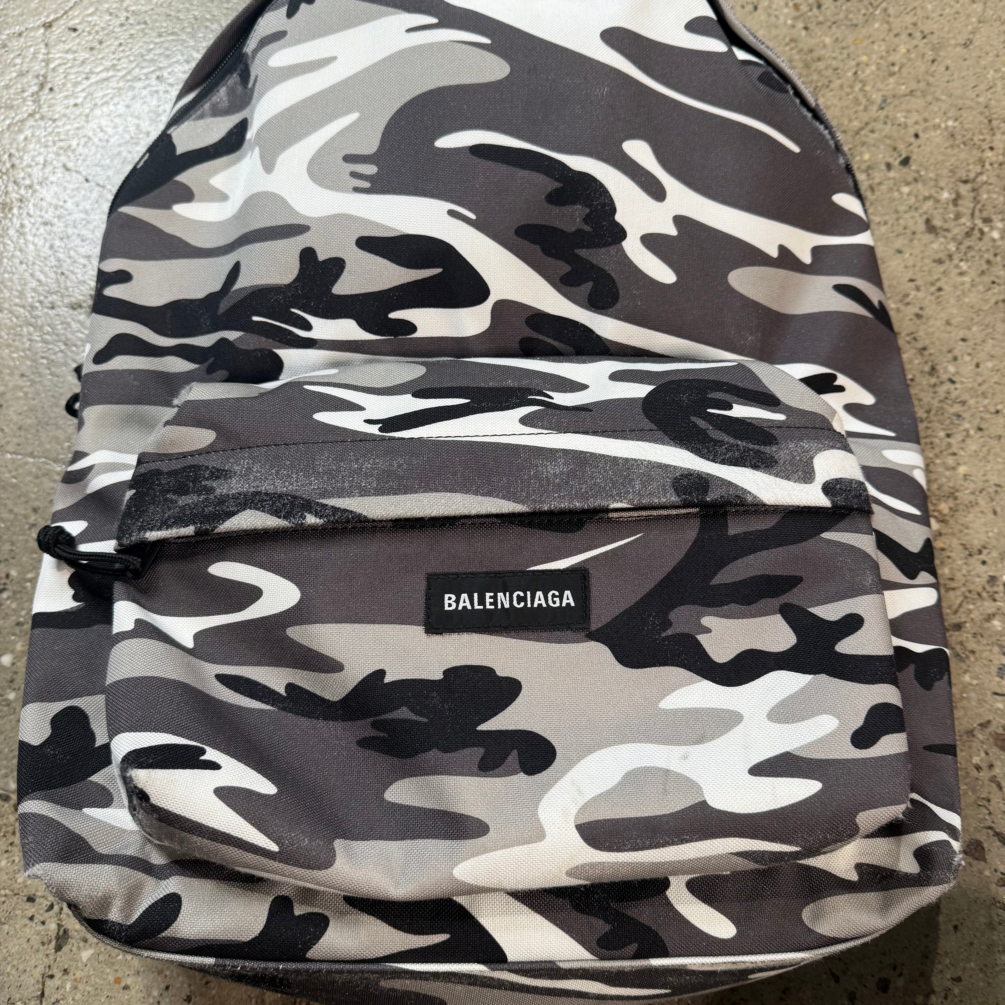 Balenciaga Snow Camo Backpack