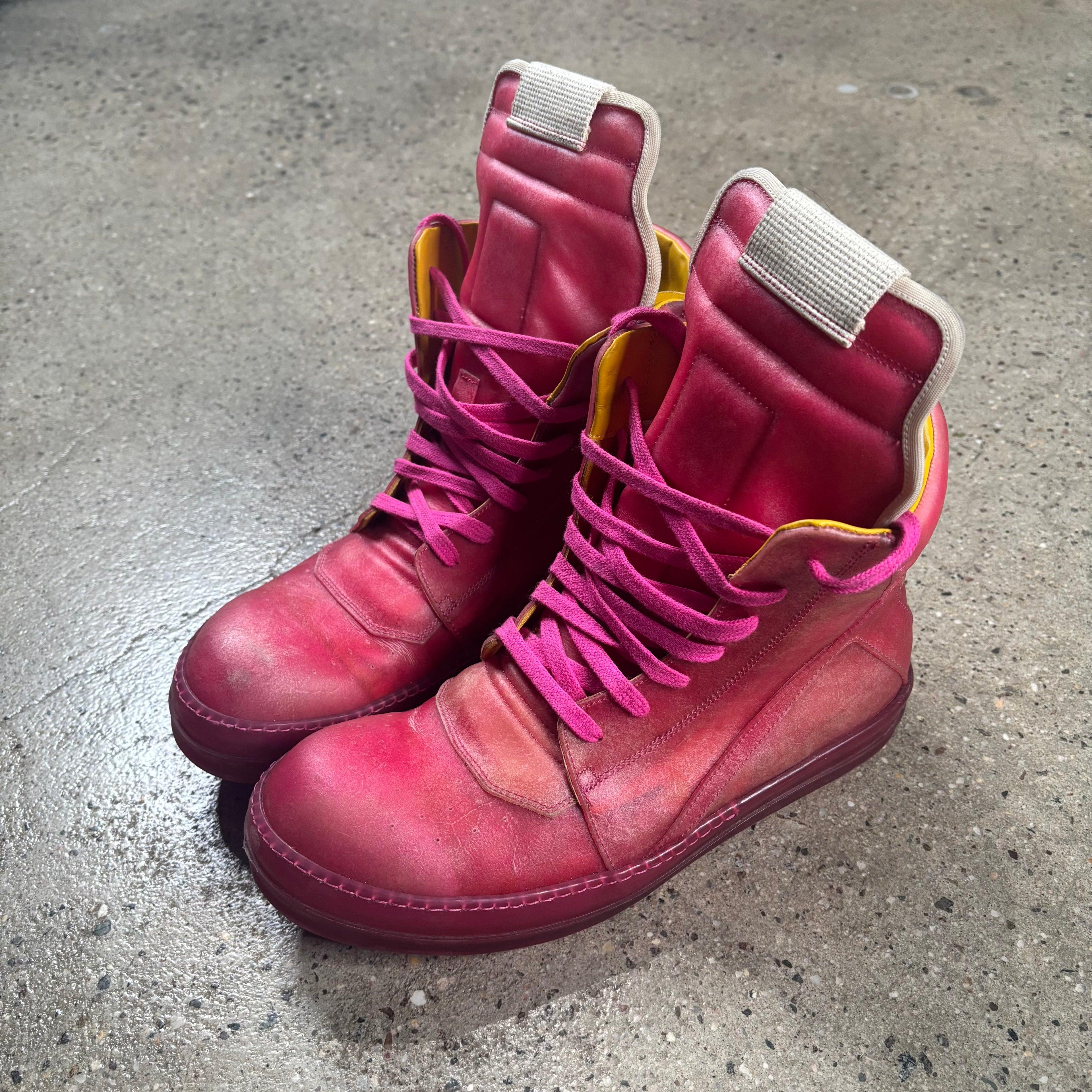 Rick Owens SS23 Edfu Geobasket Sneakers