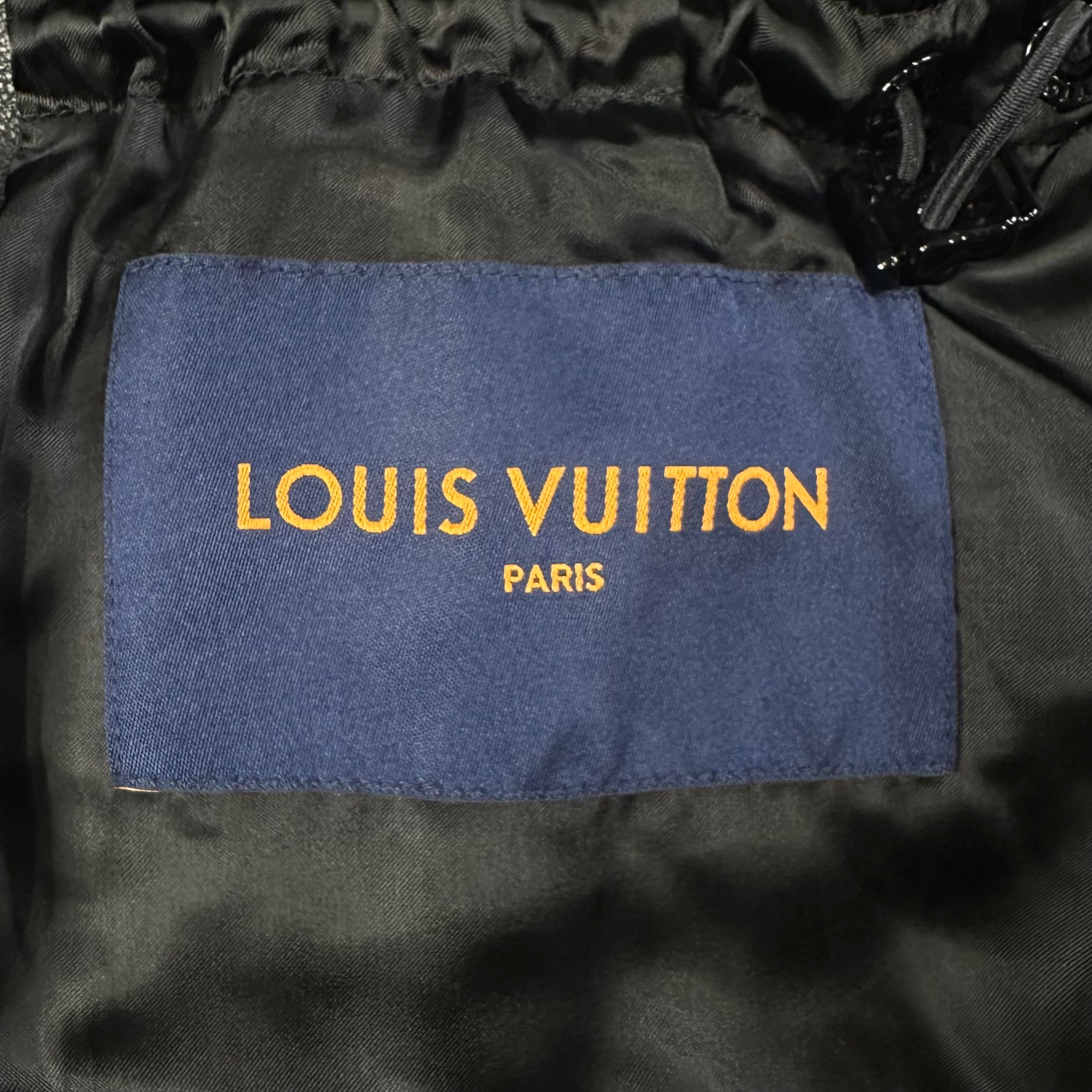 Louis Vuitton FW22 Distorted Leather Jacket