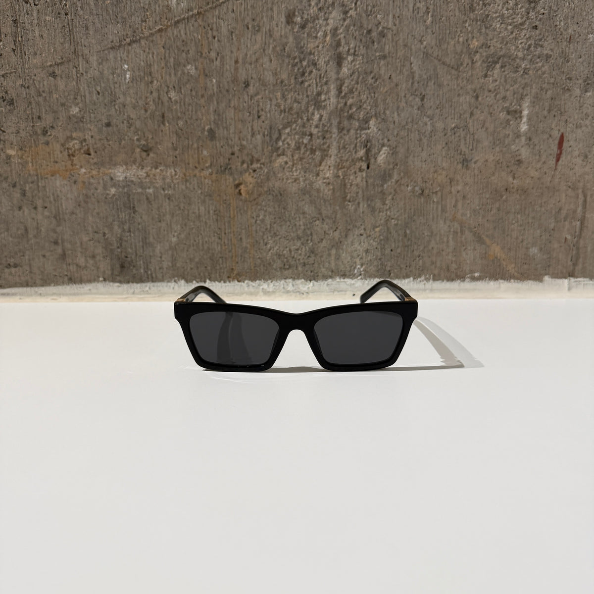 Miu Miu Black/Gold Logo Sunglasses