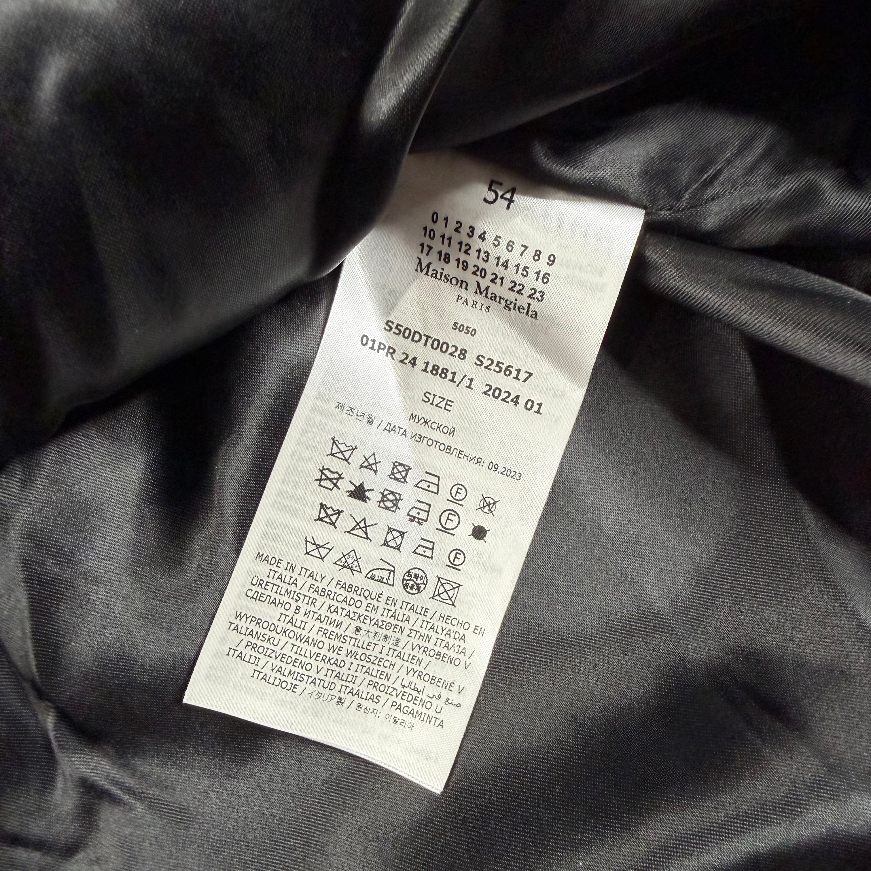 Maison Margiela Leopard Print Faux Fur Shirt