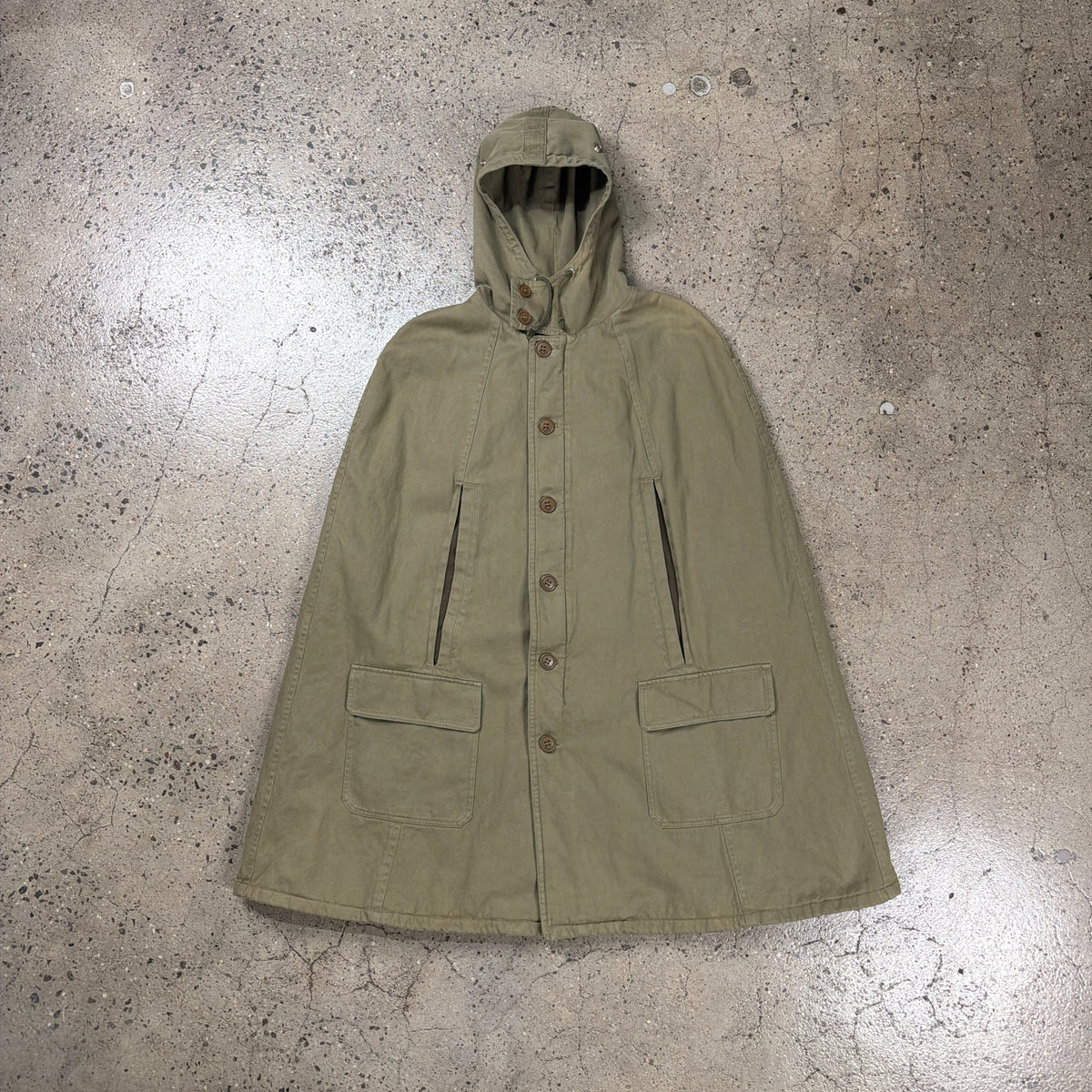 Saint Laurent Paris Military Cloth Cape/Cloak Jacket