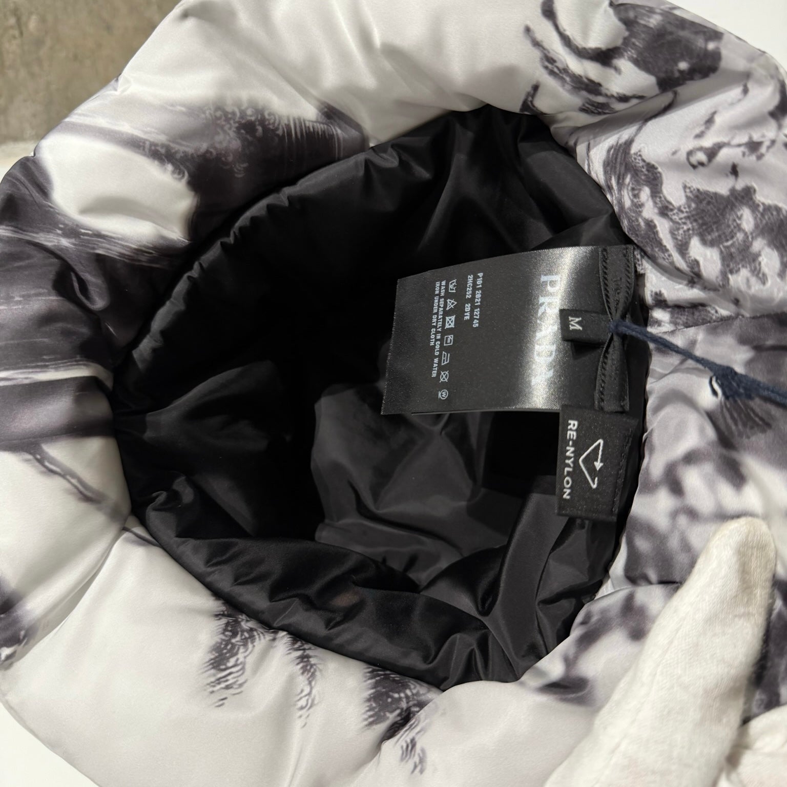 Prada Puffer Bucket Hat