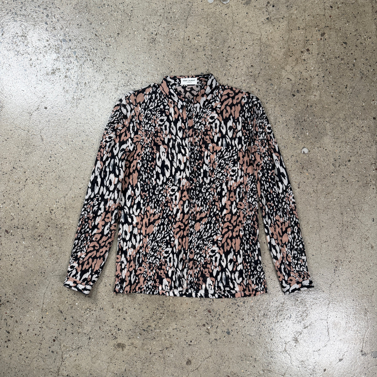 Saint Laurent Cheetah Shirt