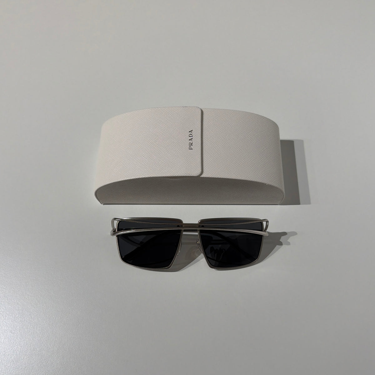 Prada FW25 Slate Runway Glasses