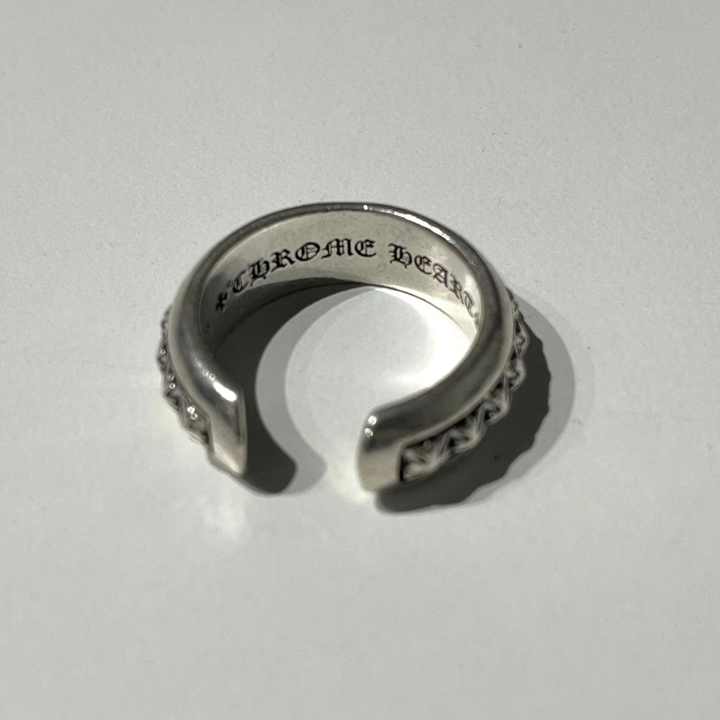 Chrome Hearts  Studded Scroll Ring