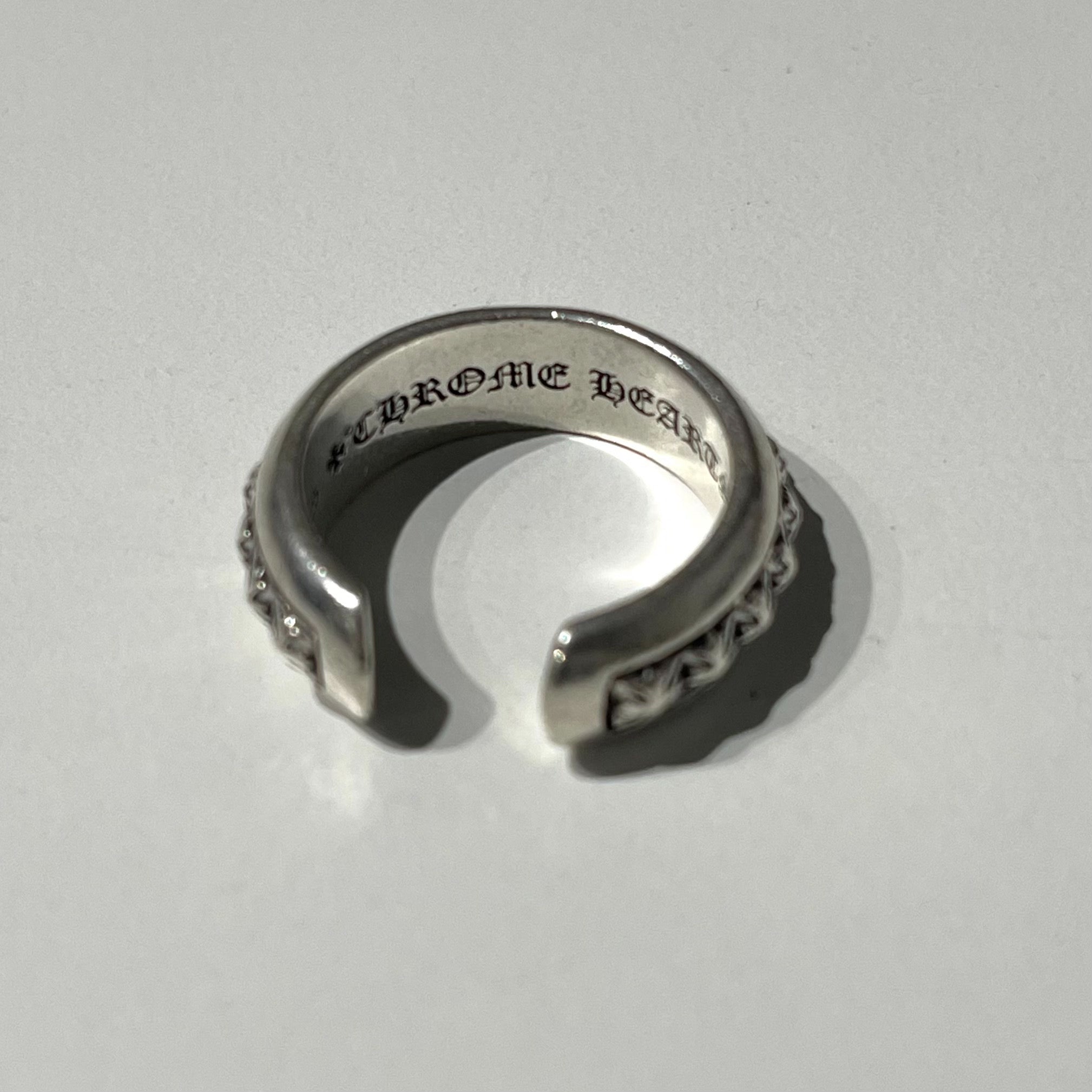 Chrome Hearts  Studded Scroll Ring