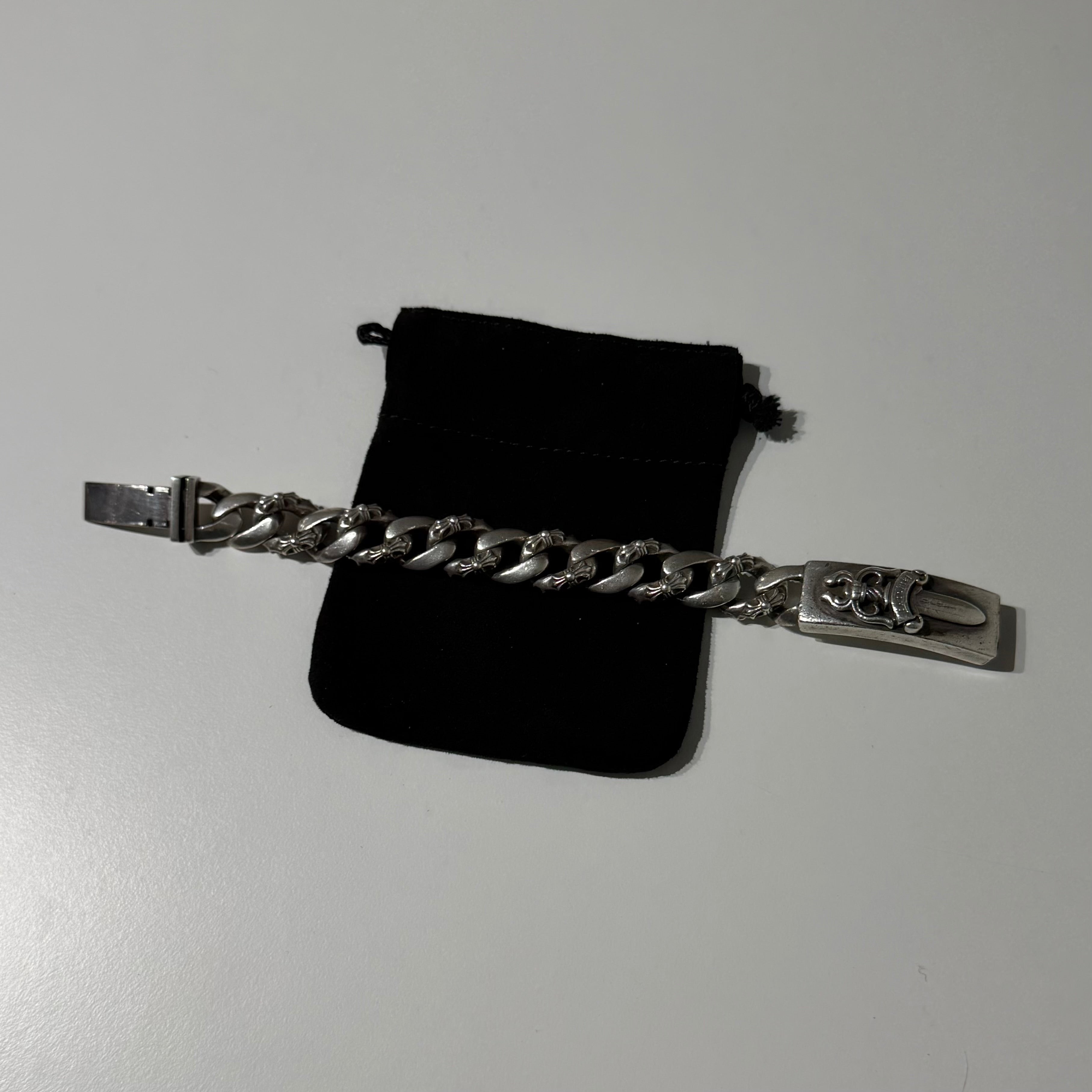 Chrome Hearts Fancy Link Dagger Bracelet