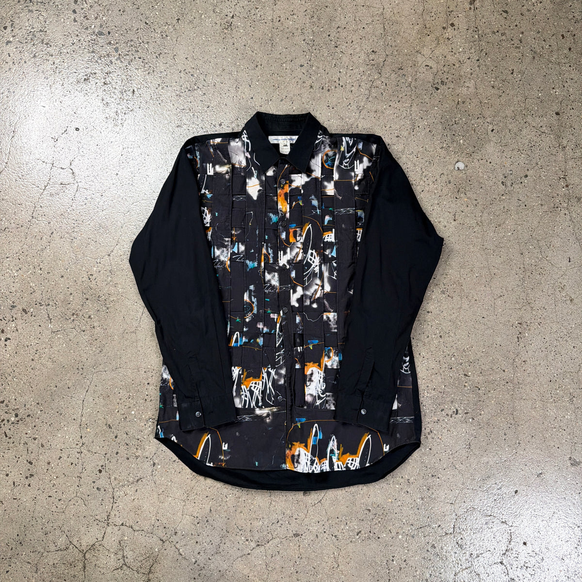 CDG X Futura Woven Button-Up Shirt