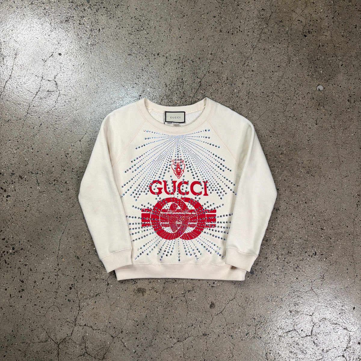 Gucci FW19 Crystal Embellished Sweater