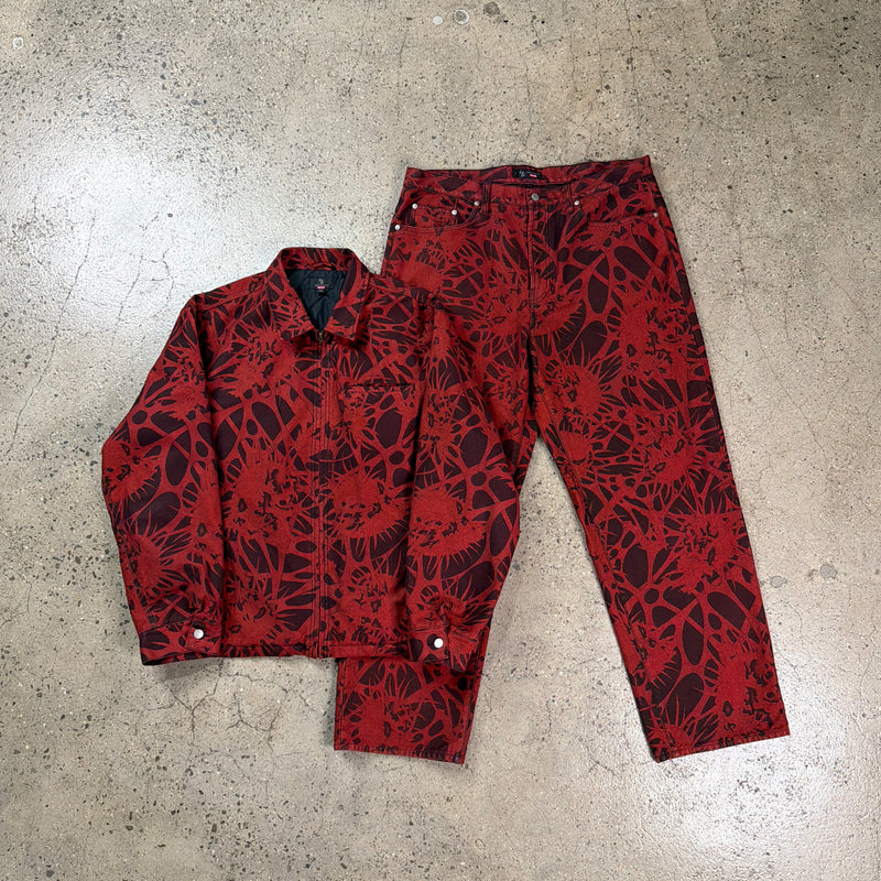 Supreme X Yohji Yamamoto Padded Overdyed Denim Work Set
