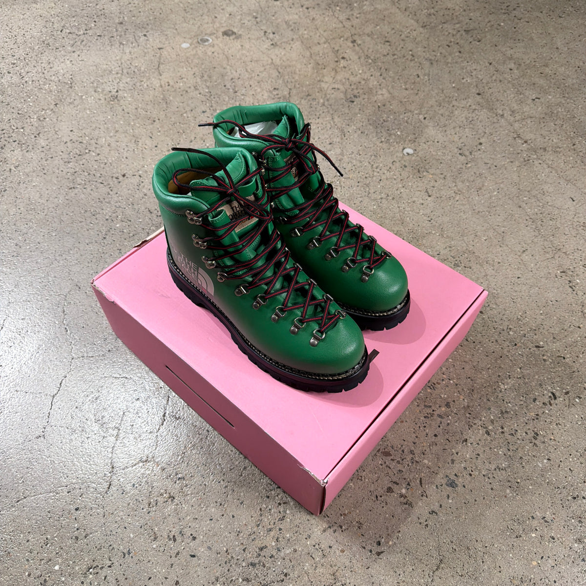 Gucci X The North Face Leather Hiking Boots