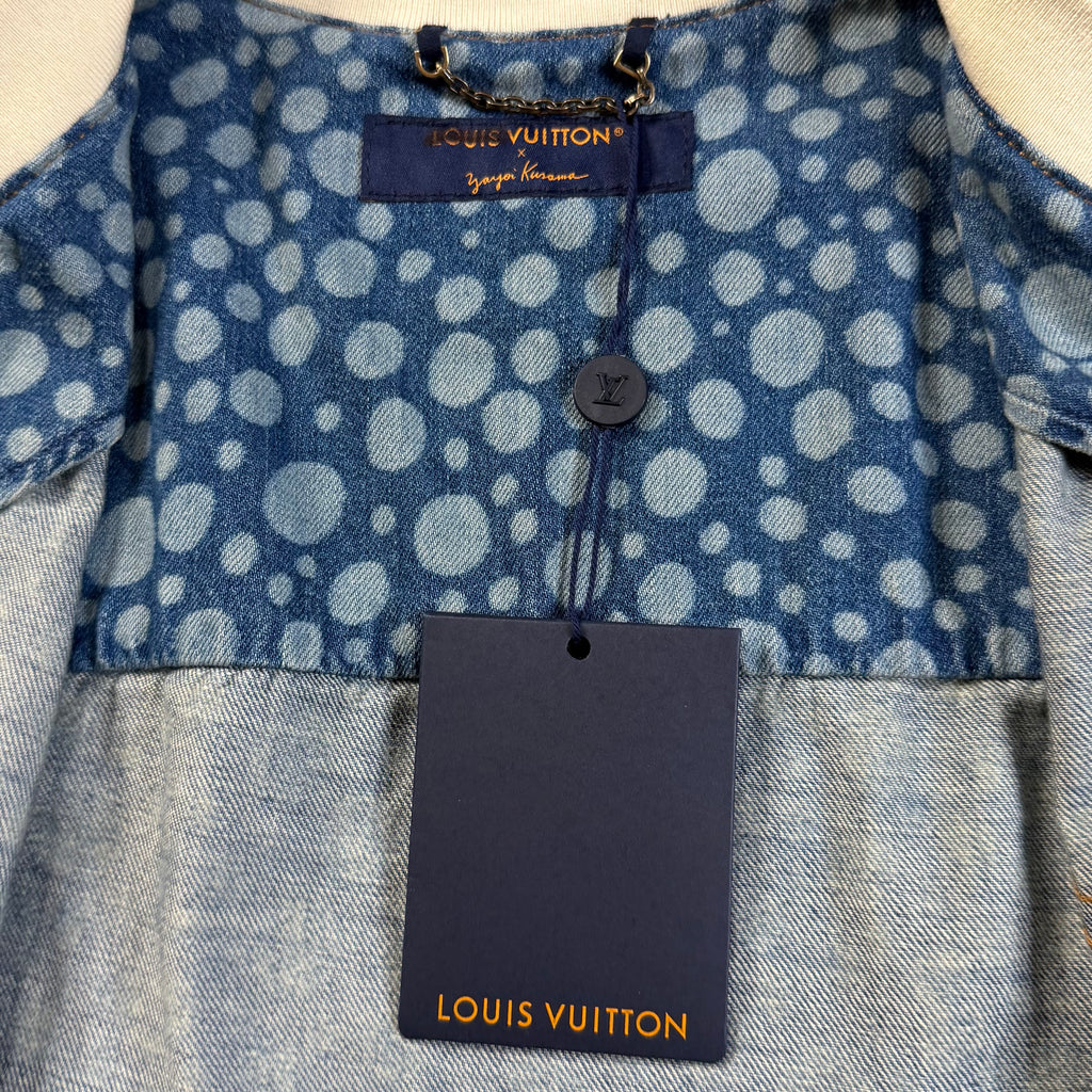 Louis Vuitton Yayoi Kusama Denim Baseball Jersey