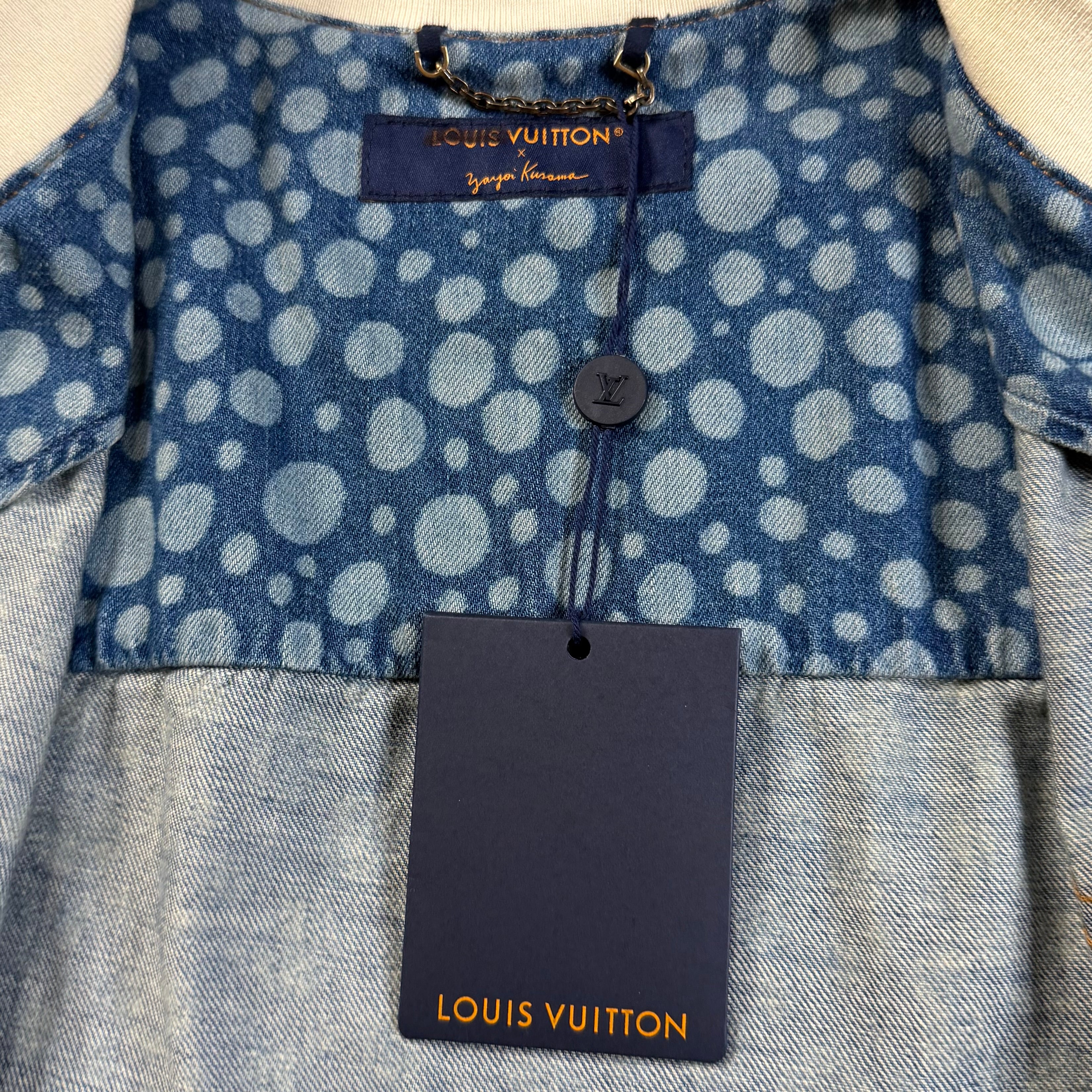 Louis Vuitton Yayoi Kusama Denim Baseball Jersey