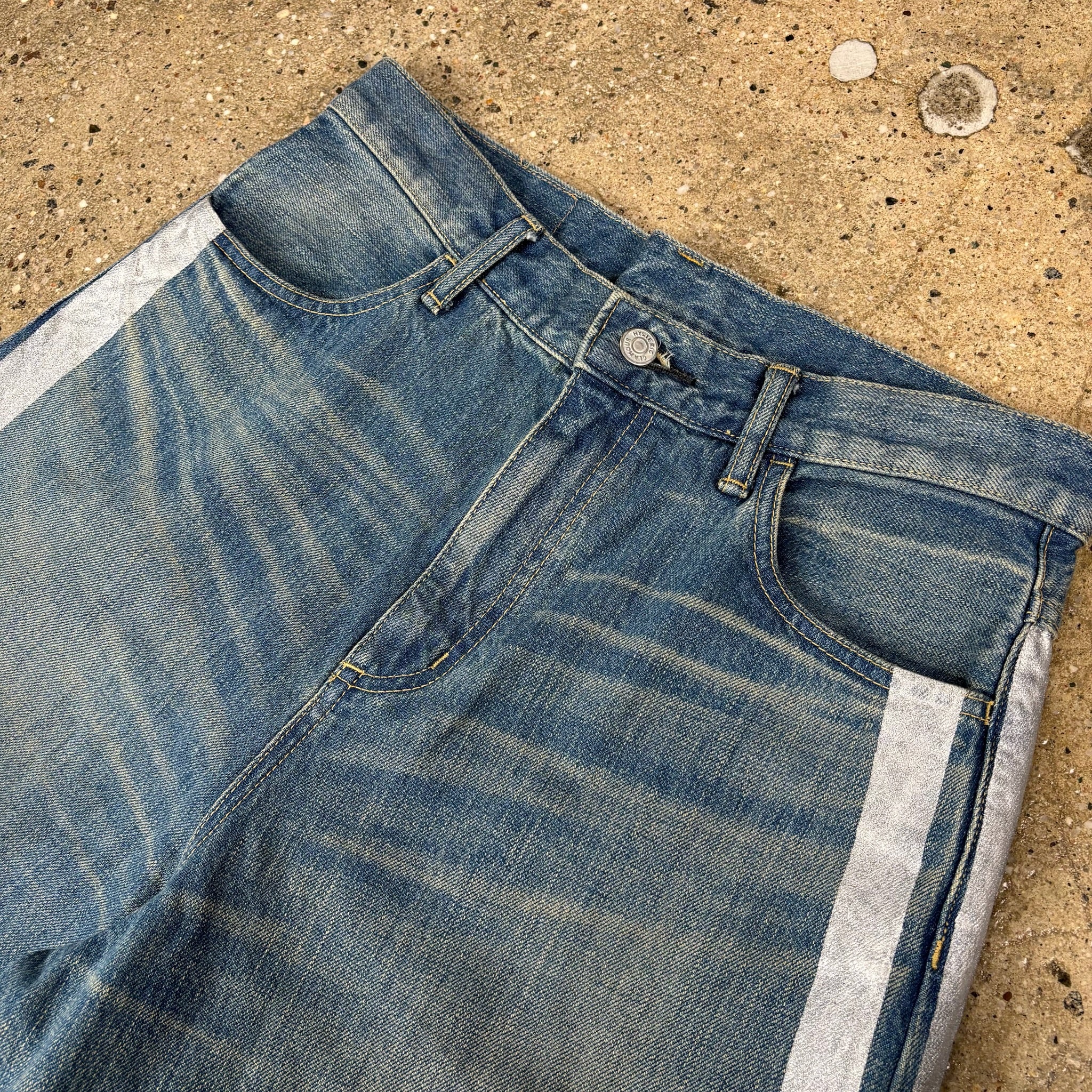 Hysteric Glamour 3/4 Wide Cut Kinky Jeans