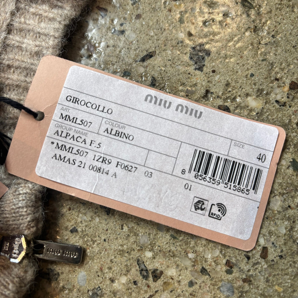 Miu Miu  Alpaca Knit Sweater