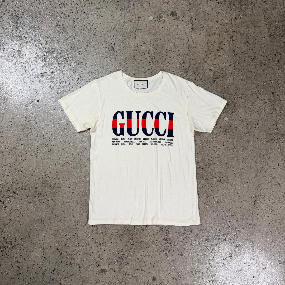 Gucci Cities Logo T-Shirt