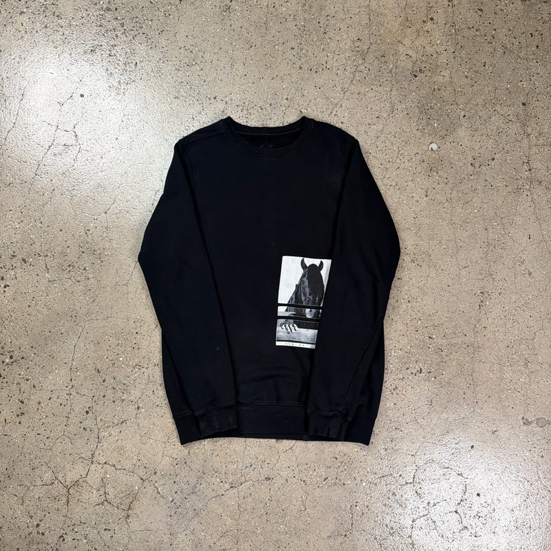 Rick Owens FW15 Horsehead Patch Crewneck