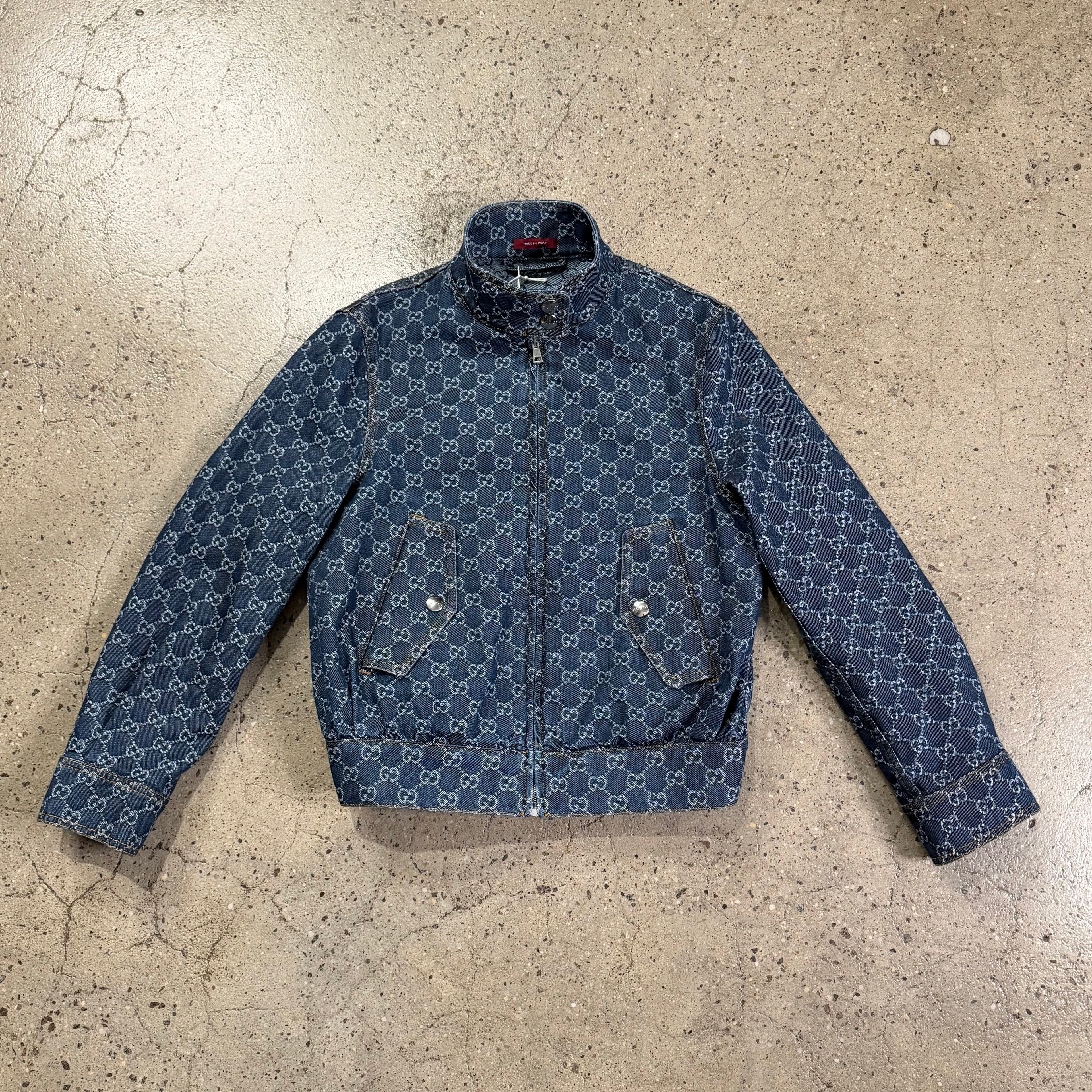 Gucci Denim Monogram Jacket