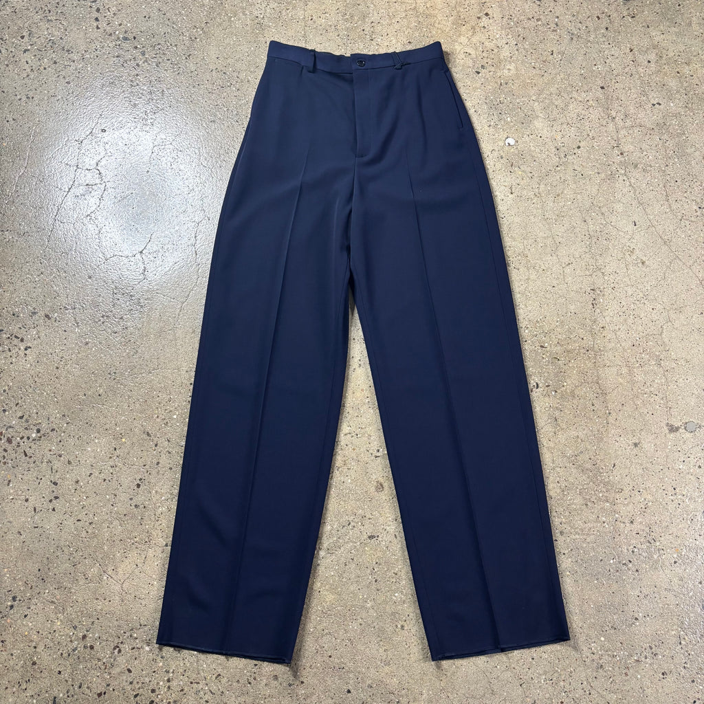 Balenciaga  Navy Pleated Pants