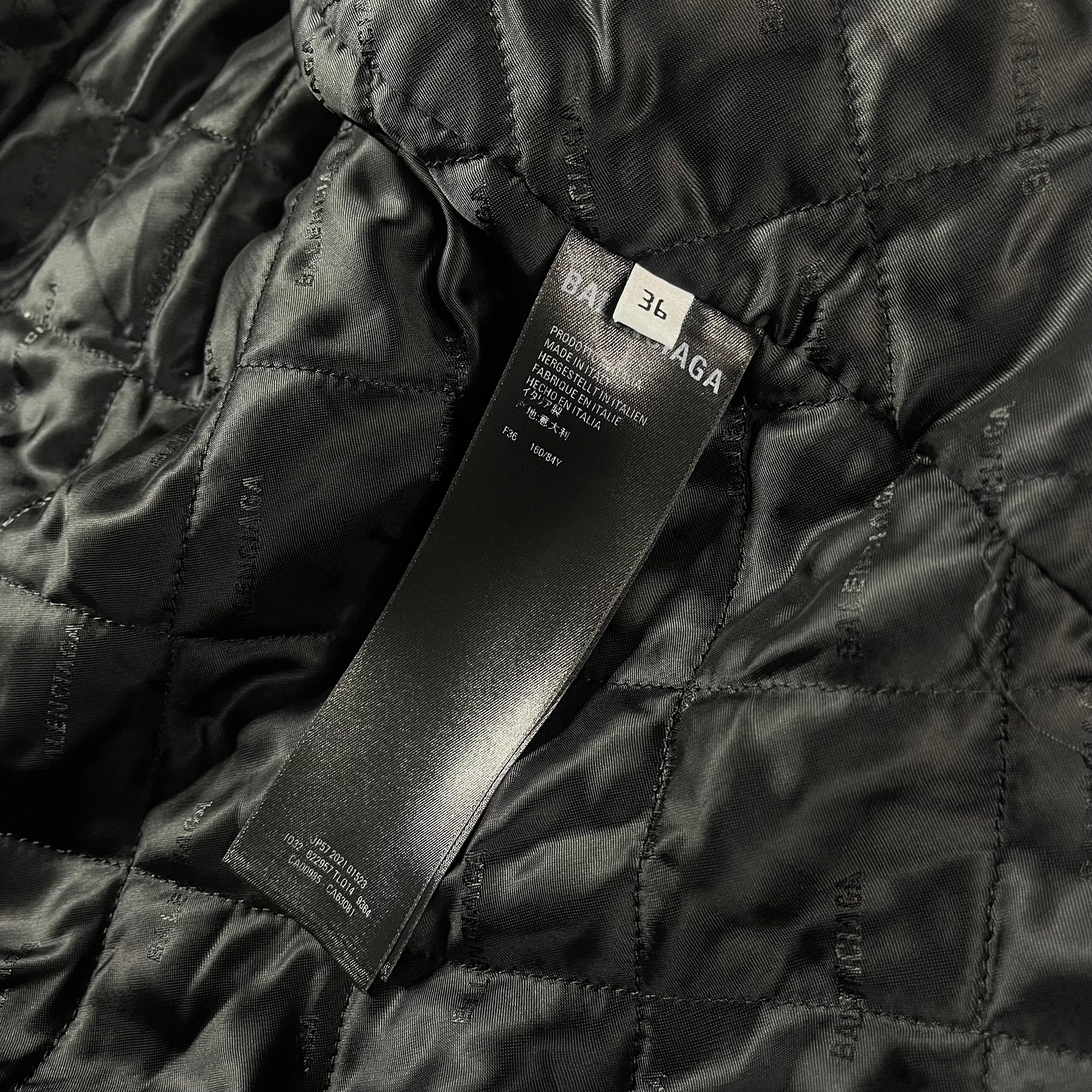 Balenciaga  Quilted Cheetah Print Fleece