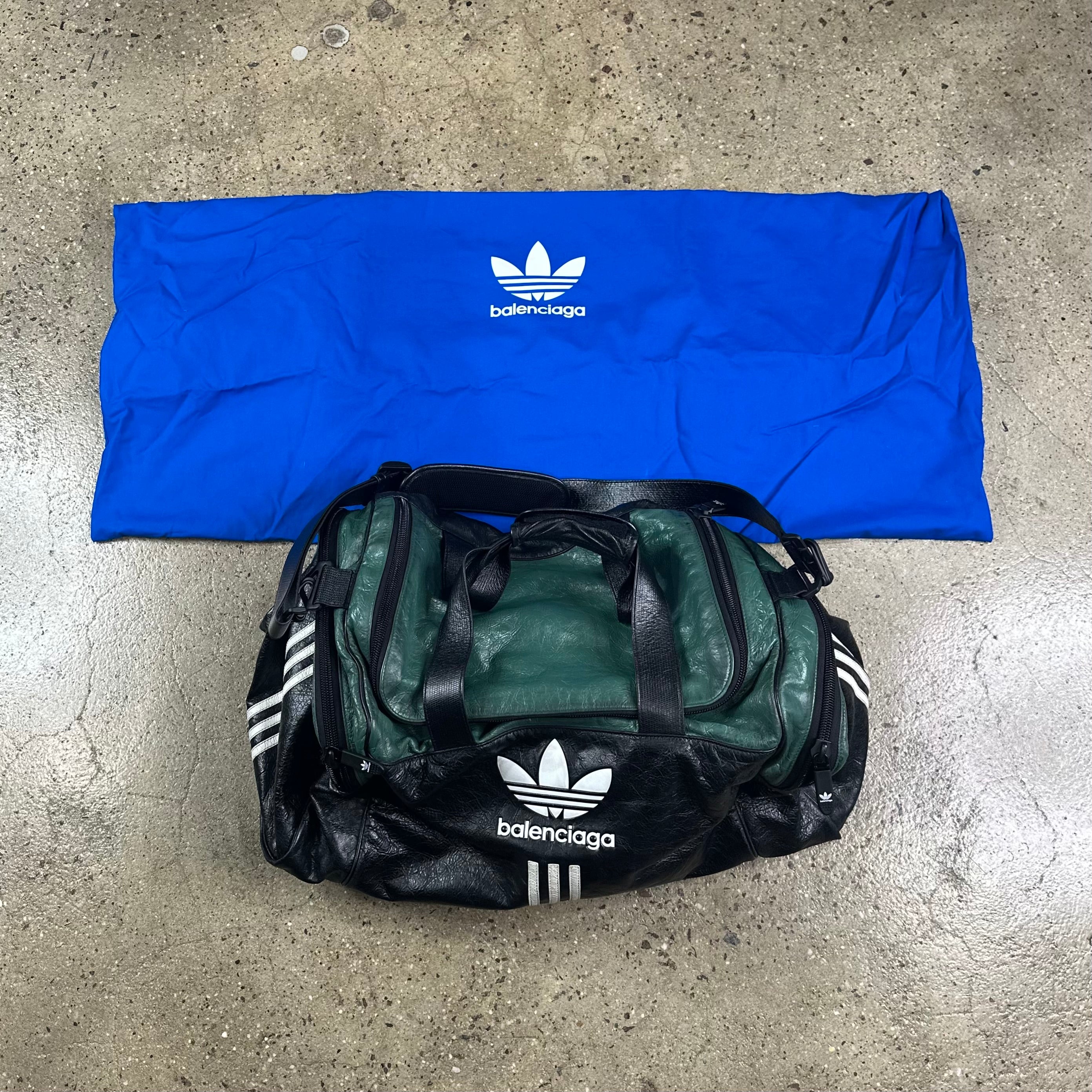 Balenciaga  Adidas Leather Duffle Bag