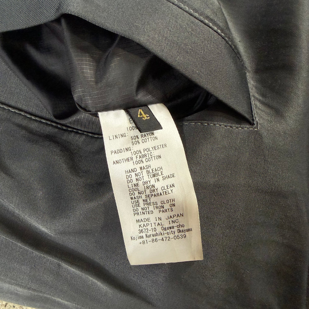 Kapital Reversible Woven Puffer Vest