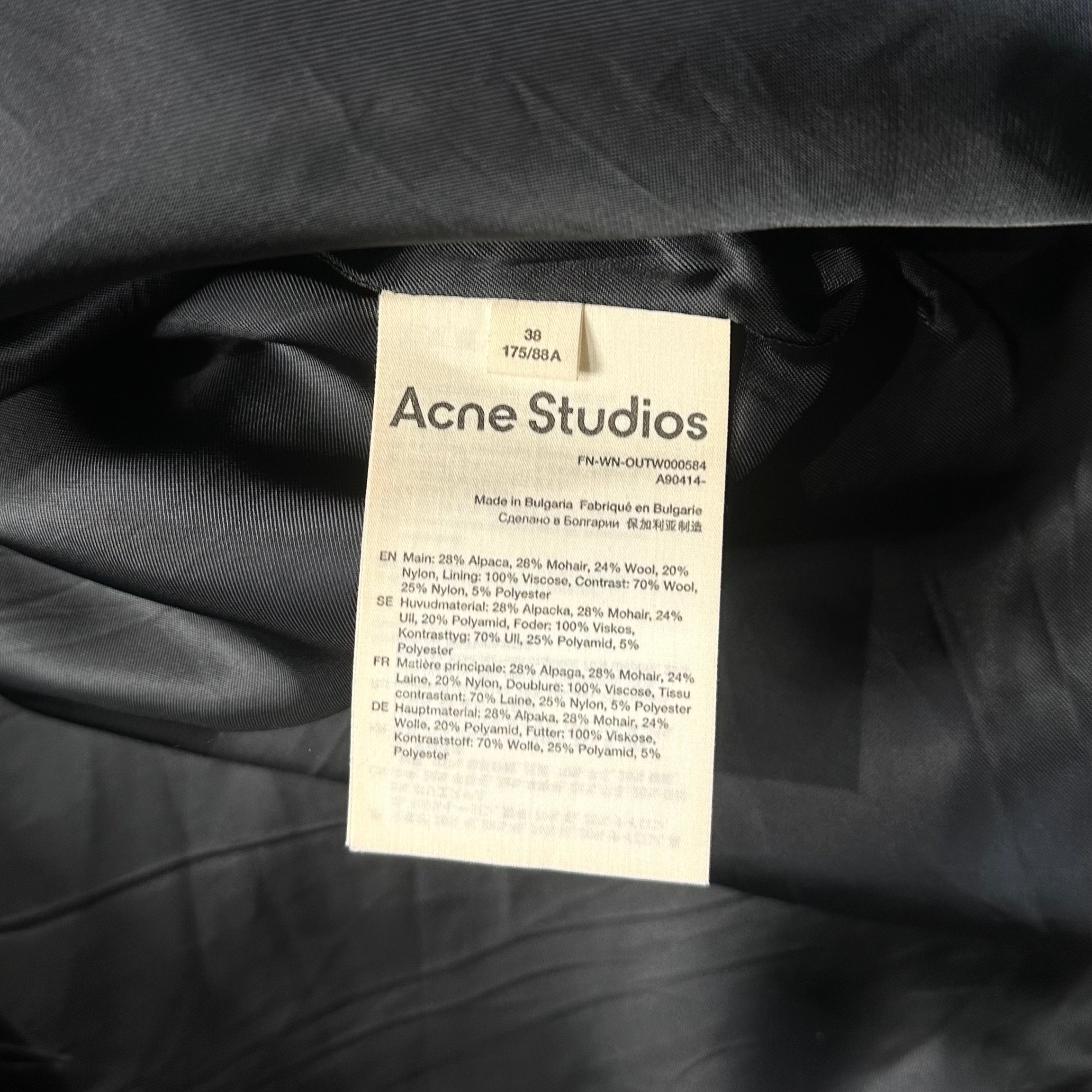 Acne Studios Alpaca Trucker Jacket
