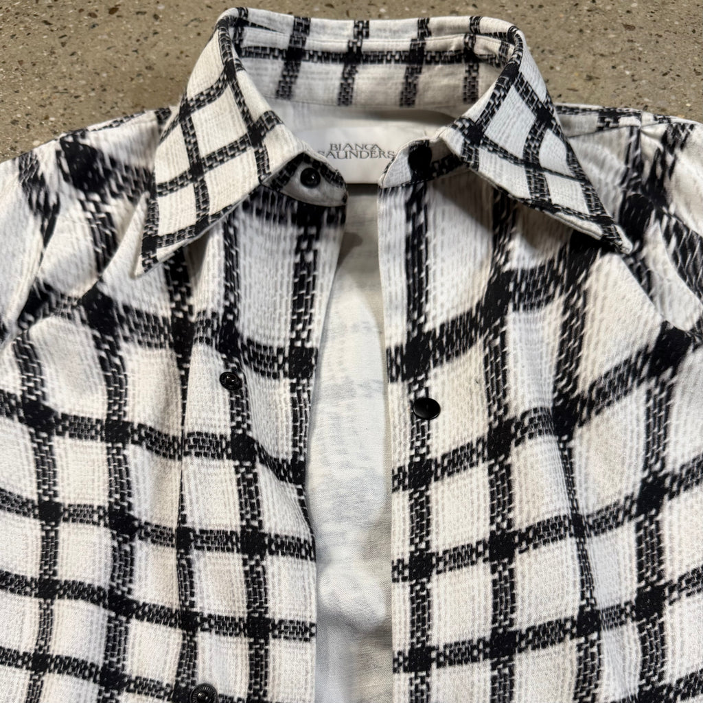 Bianca Saunders Rowdy Check Print Shirt
