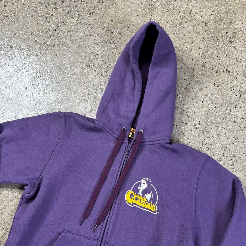 Hysteric Glamour Purple Zip-Up Hoodie