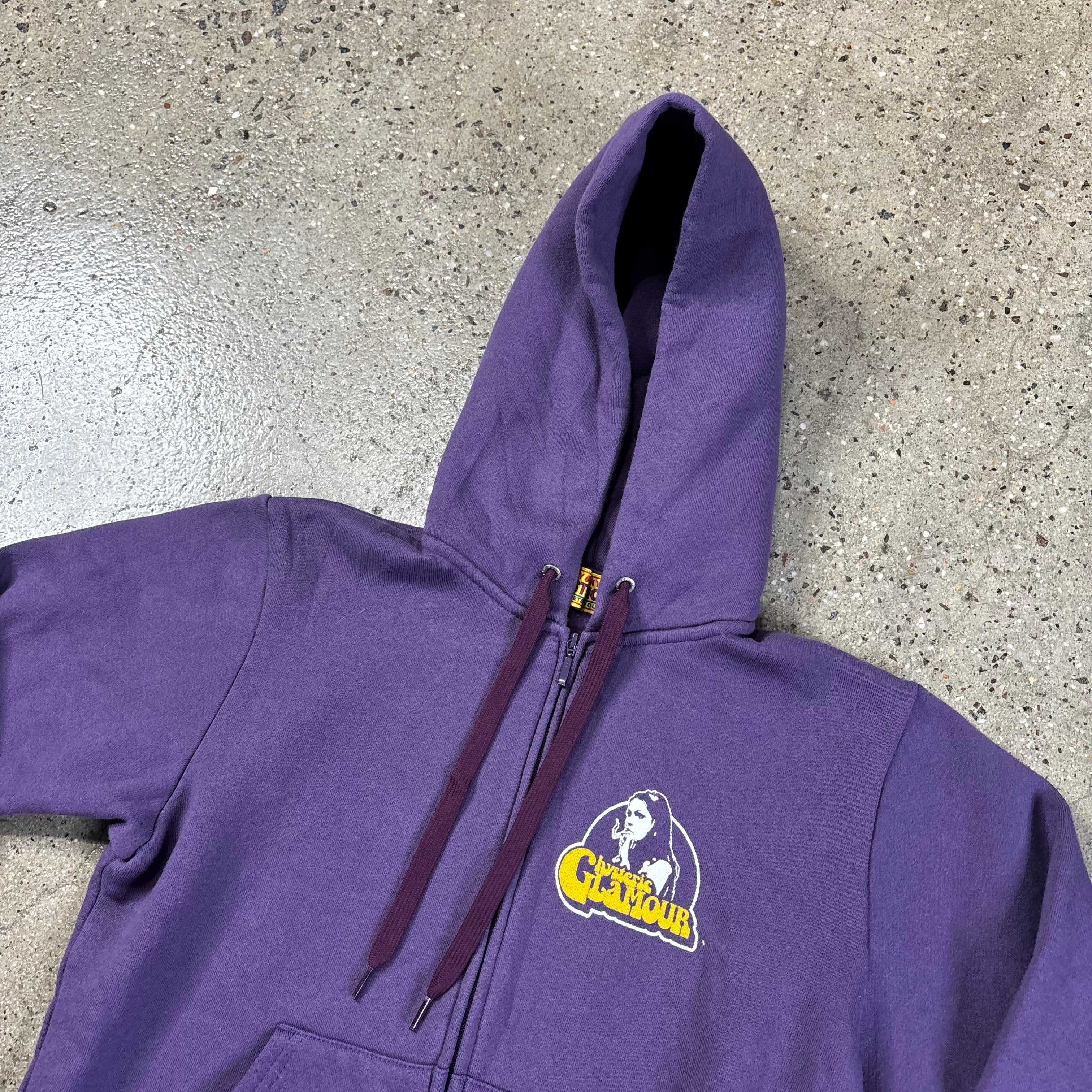 Hysteric Glamour Purple Zip-Up Hoodie