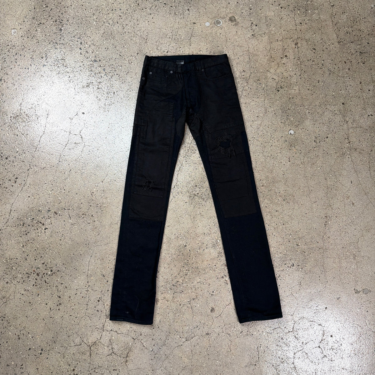 Dior FW07 Navigate Patchwork Jeans