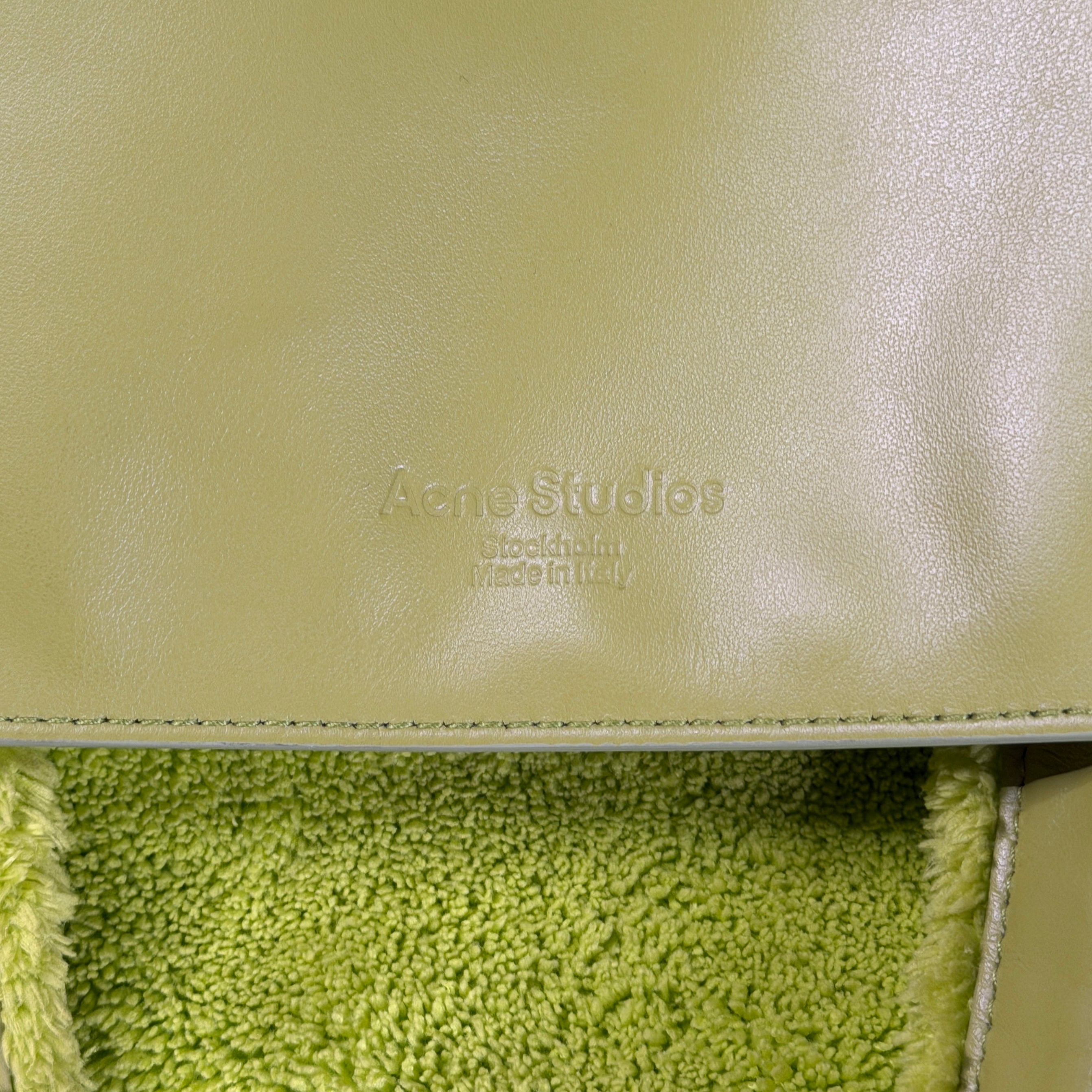 Acne Studios Fleece Tote Bag
