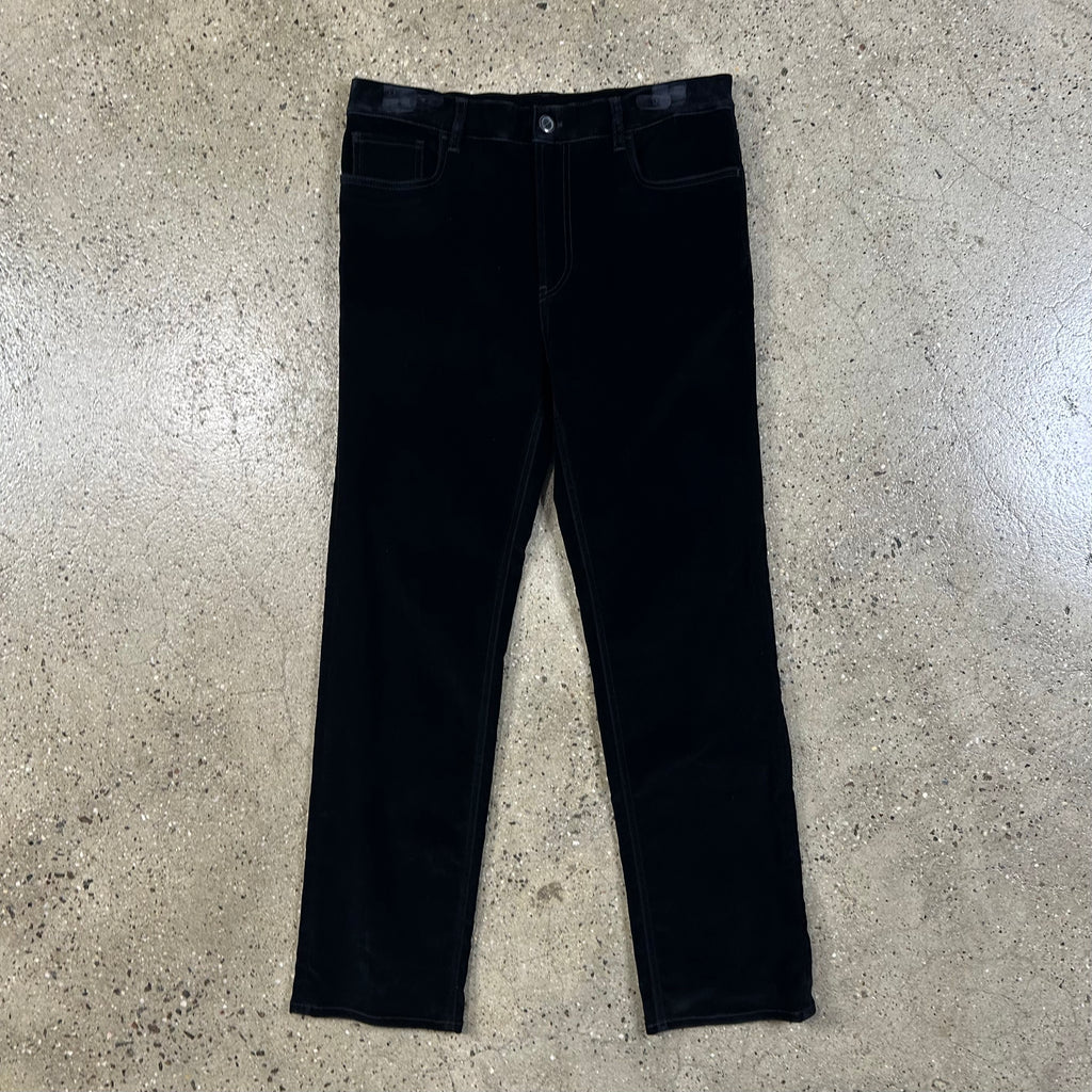 Prada 5 Pocket Velvet Denim Jeans