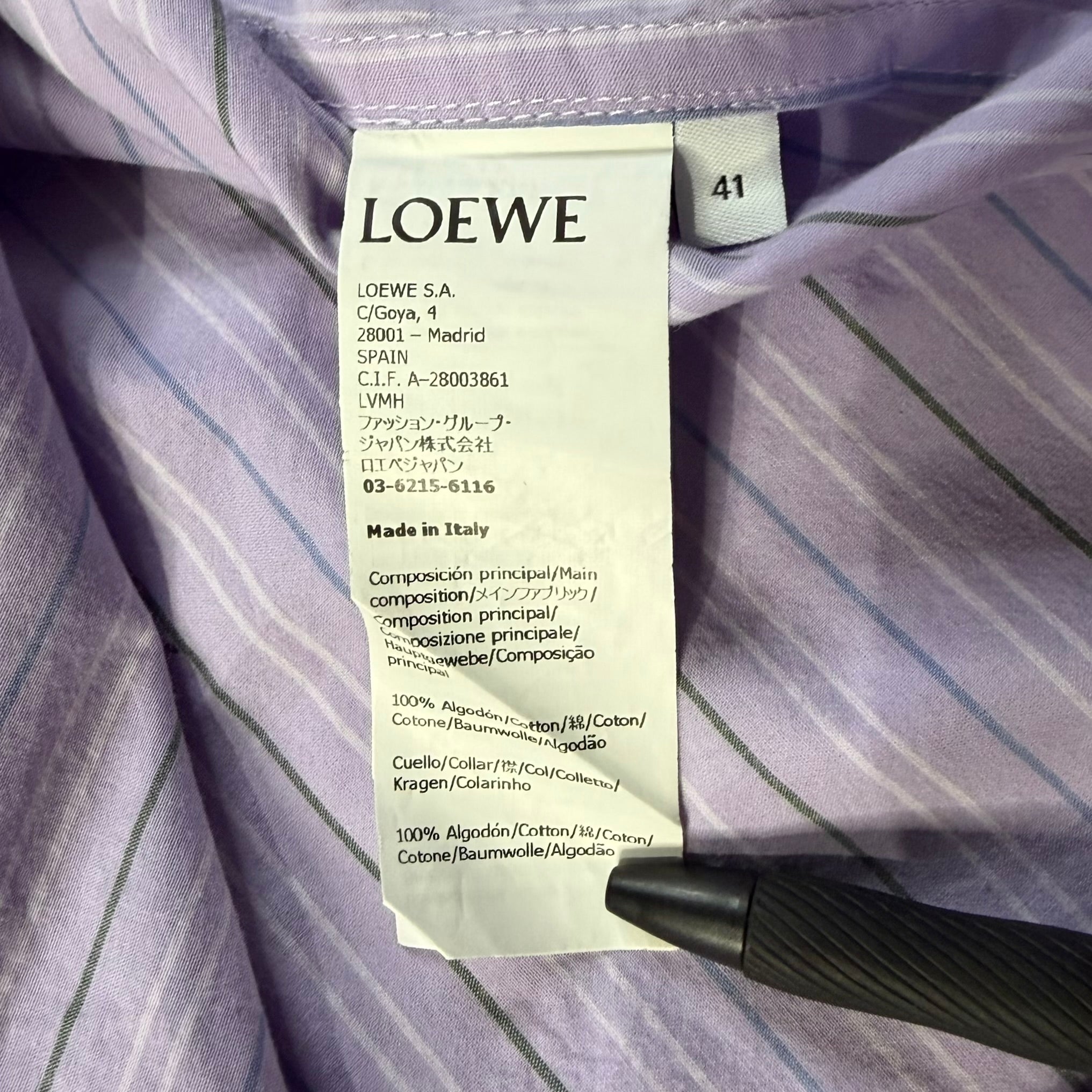 Loewe Striped Shirt