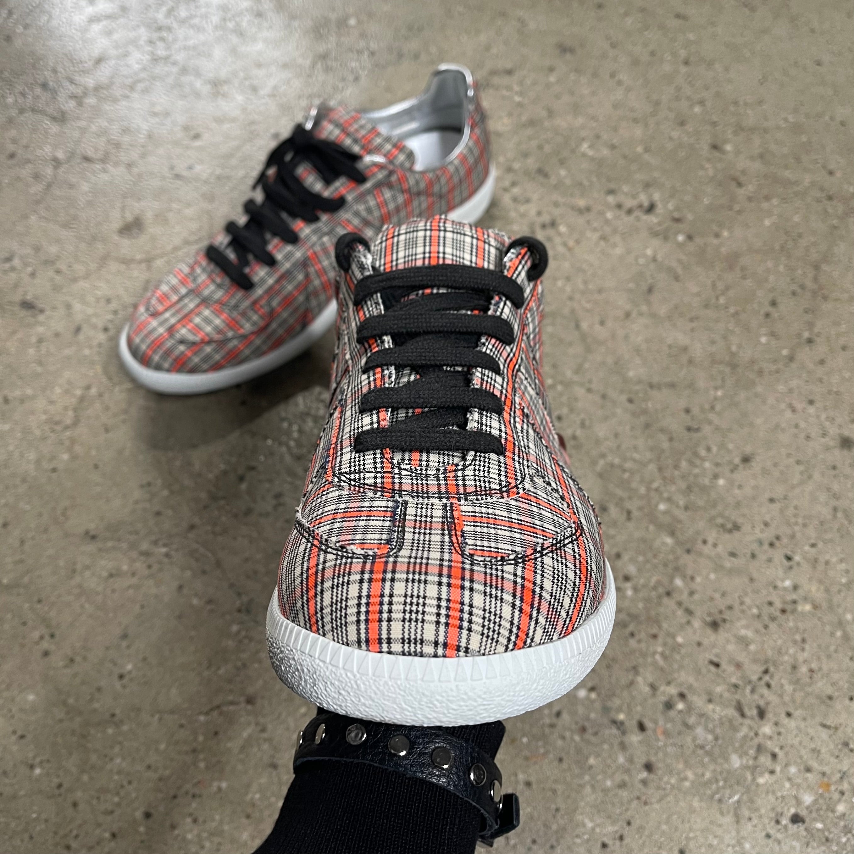 Maison Margiela Plaid Gat Sneakers