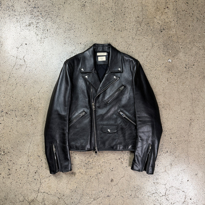 Bottega Veneta FW19 Leather Biker Jacket