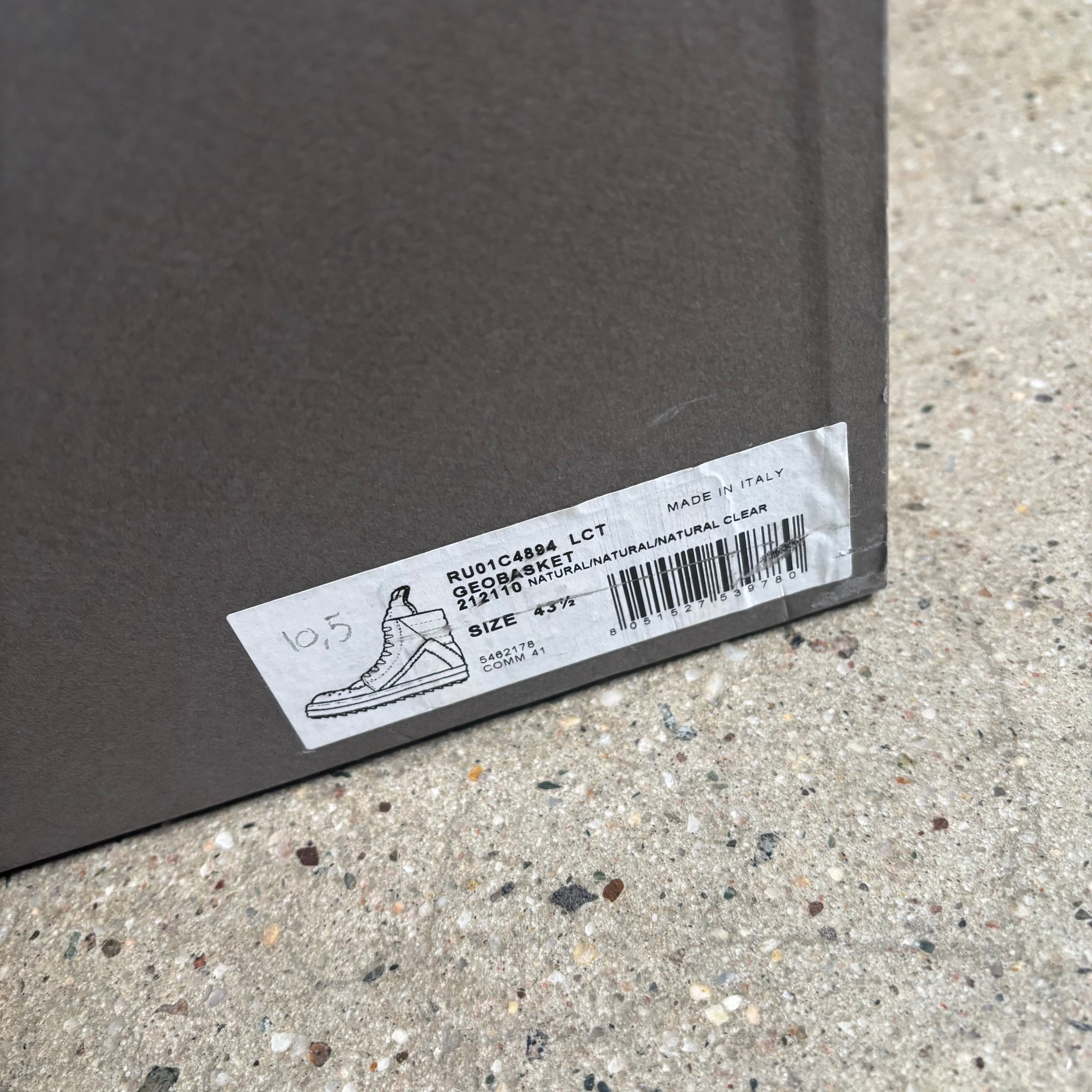 Rick Owens Geobasket Sneakers