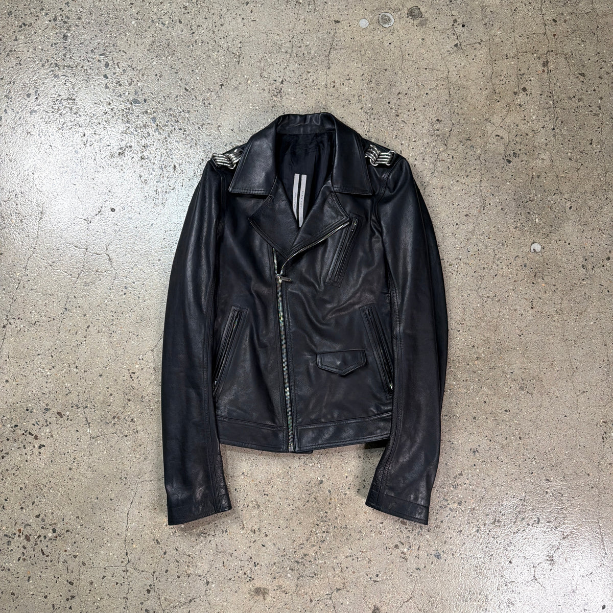 Rick Owens FW19 “Larry”Stooges Leather Jacket
