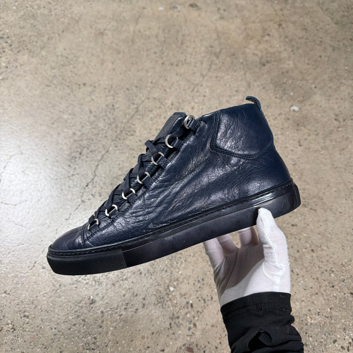 Balenciaga Leather Arena Sneakers