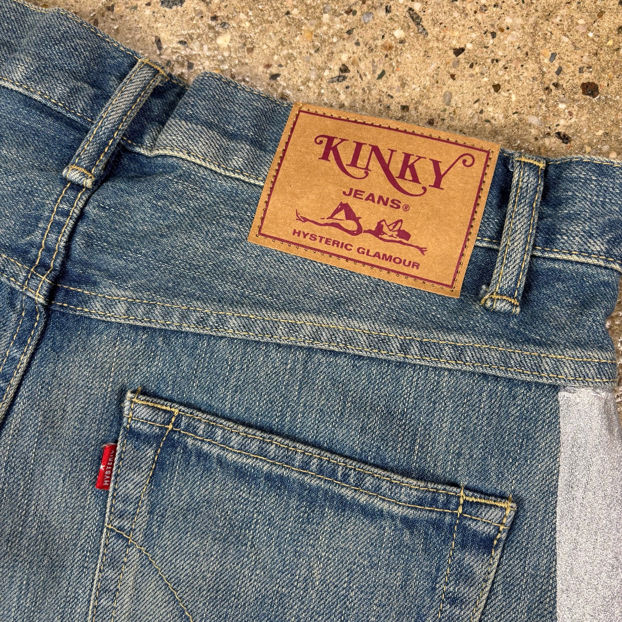 Hysteric Glamour 3/4 Wide Cut Kinky Jeans