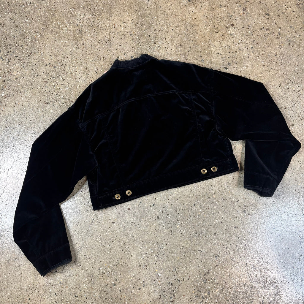 Miu Miu Velvet Cropped Jacket