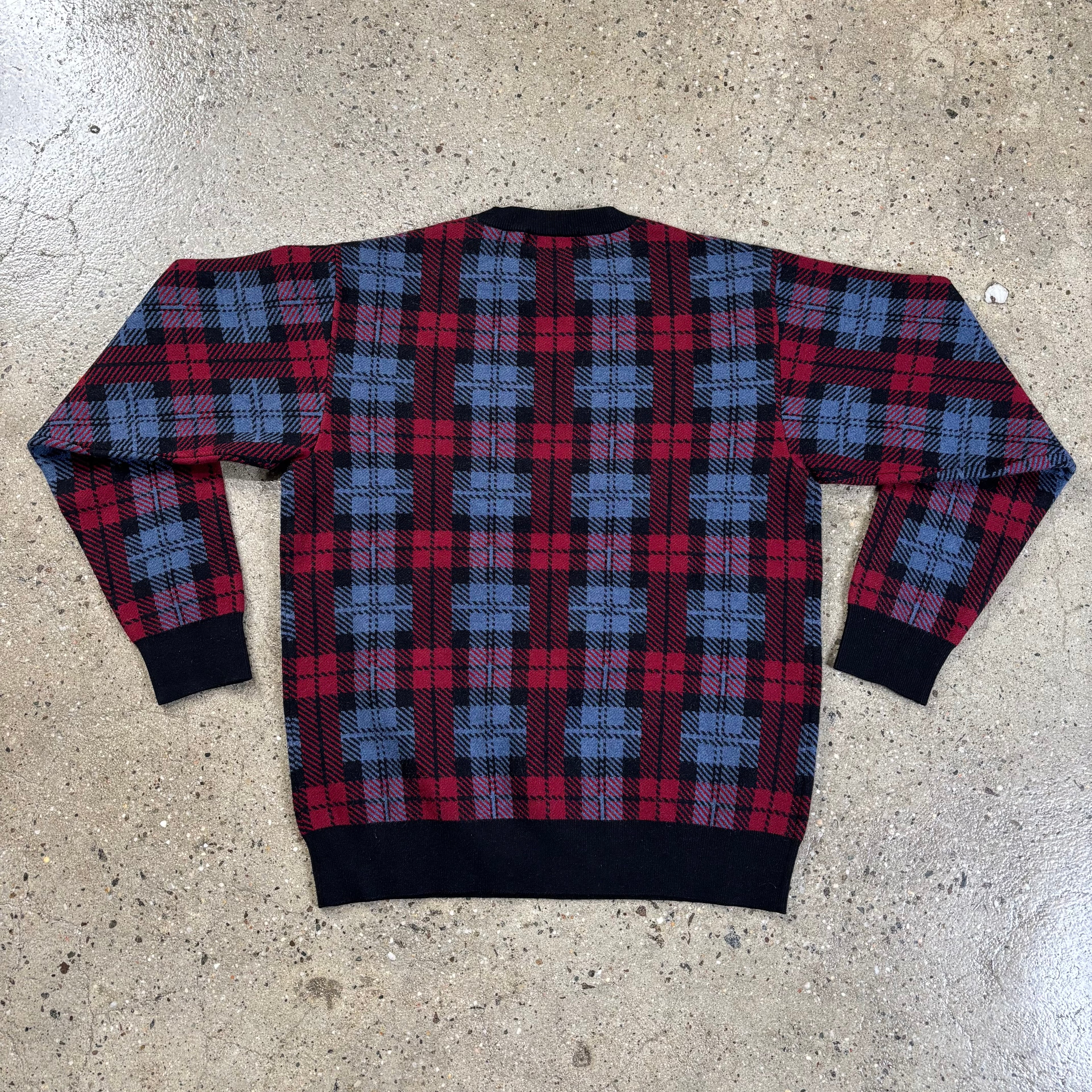 Hysteric Glamour Plaid Knit Sweater