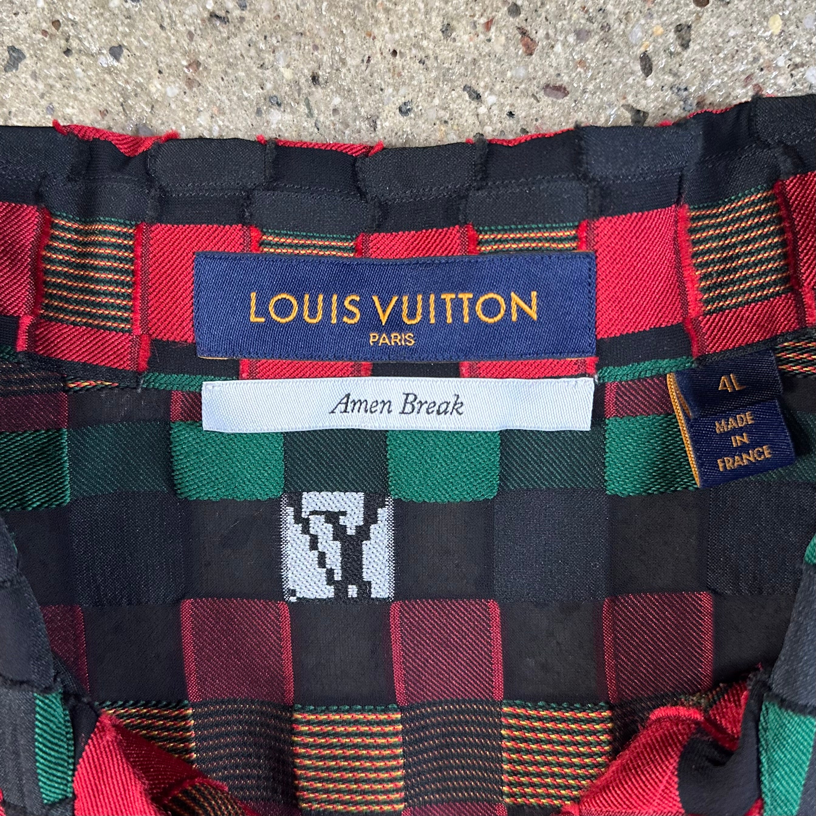 Louis Vuitton SS22 "Amen Break" Knit Shirt