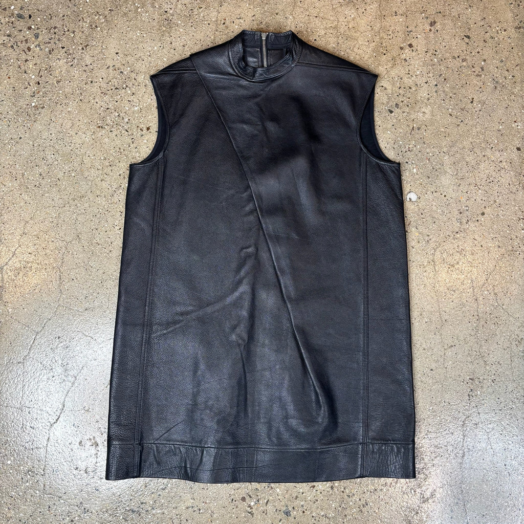 Rick Owens Leather Runway Vest